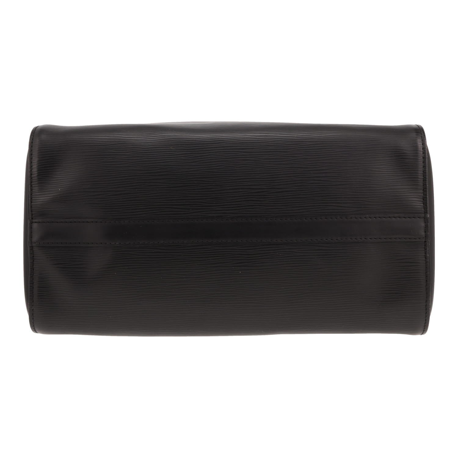 Louis Vuitton Speedy 30 handbag in Noir Épi leather - Detail D1