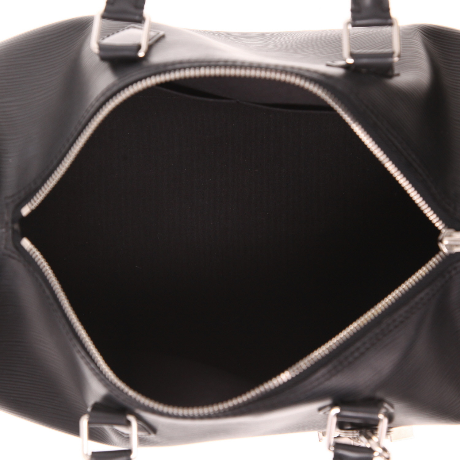 Borsa Louis Vuitton Speedy 30 in pelle Épi Noir - Detail D3