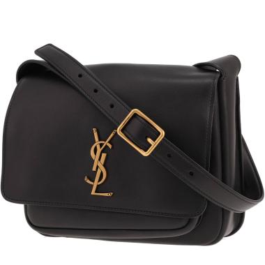 Saint Laurent Niki shoulder bag in black leather
