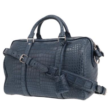 Louis Vuitton handbag – Sofia Coppola, in blue crocodile leather