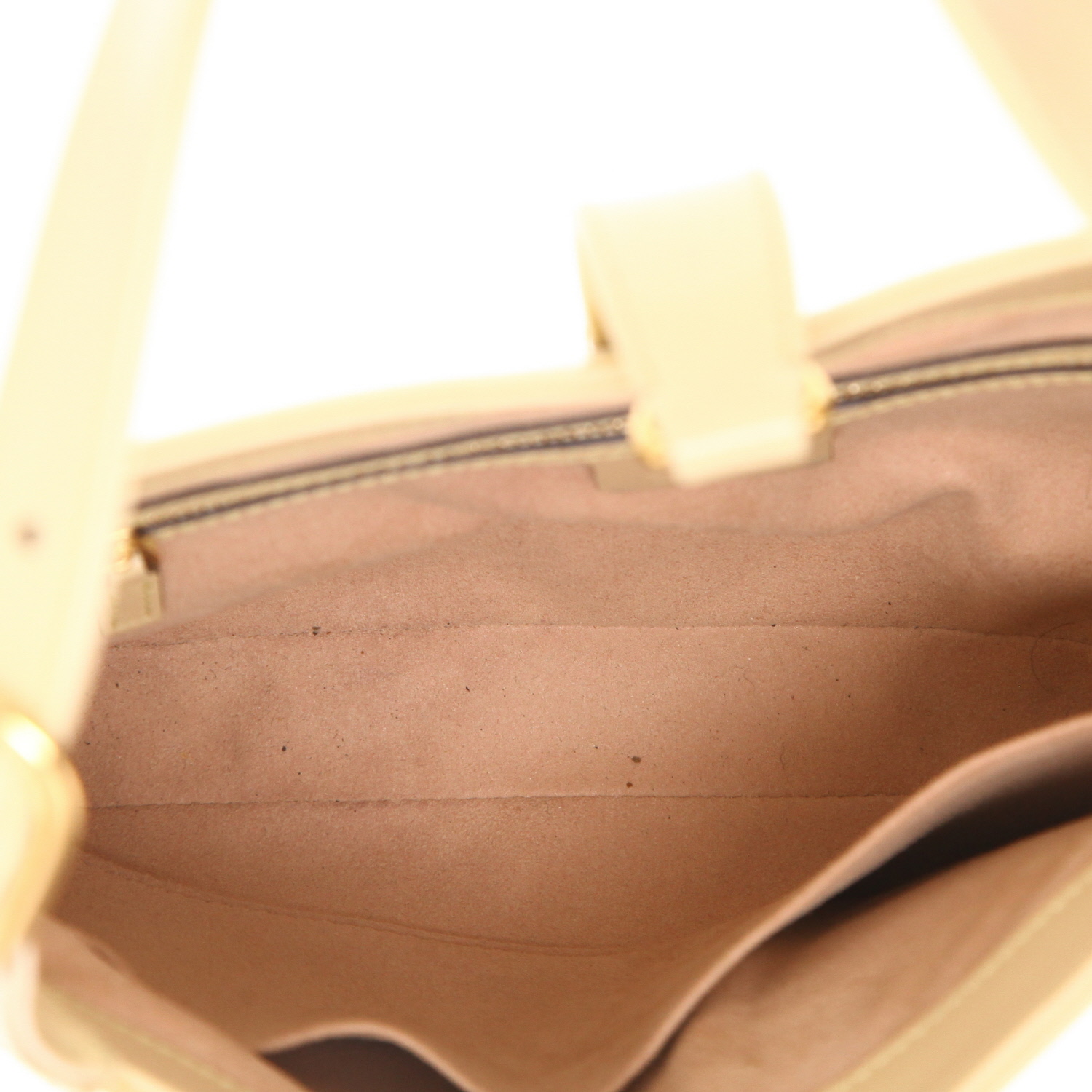 Gucci Jackie handbag in yellow leather - Detail D3