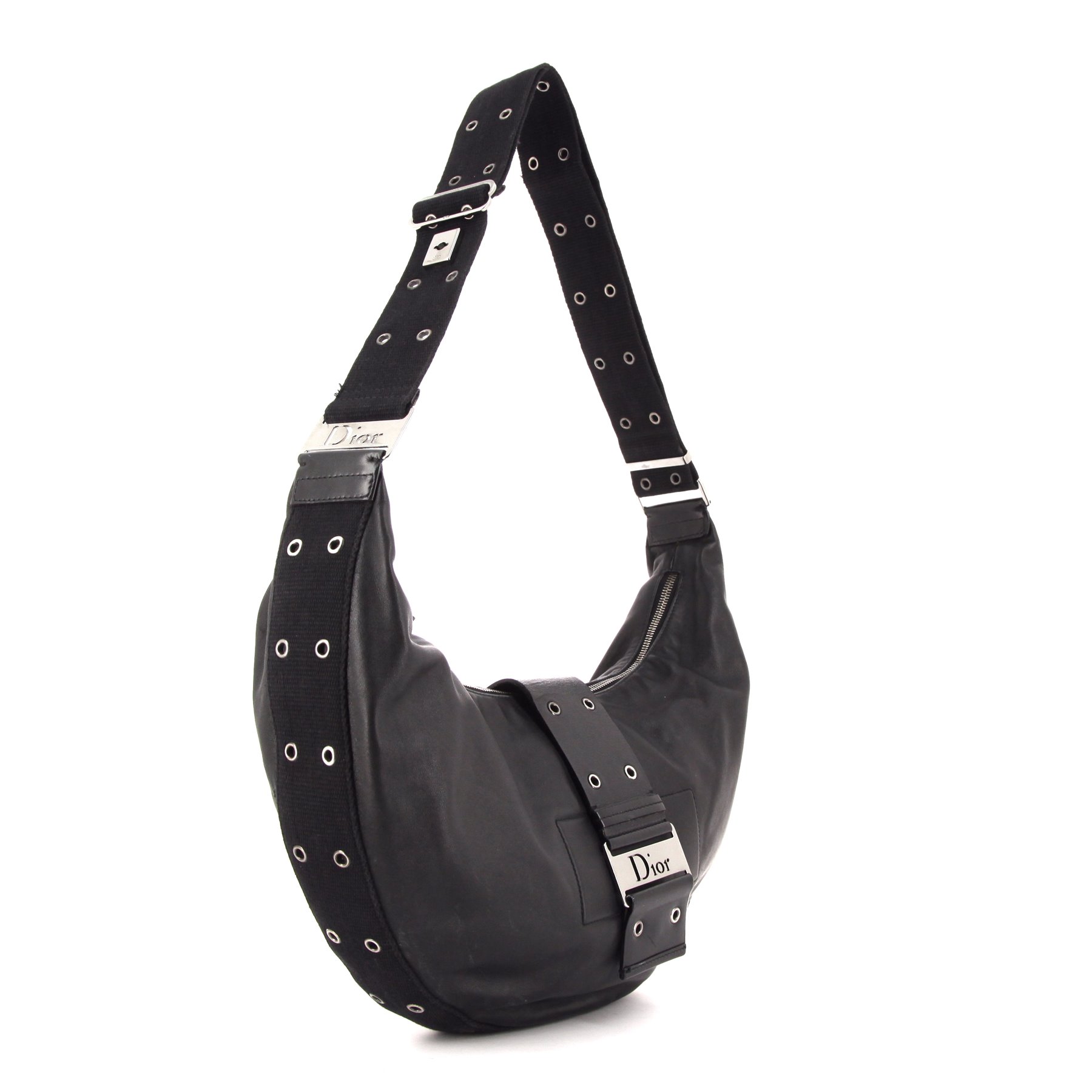 Dior handbag in black leather