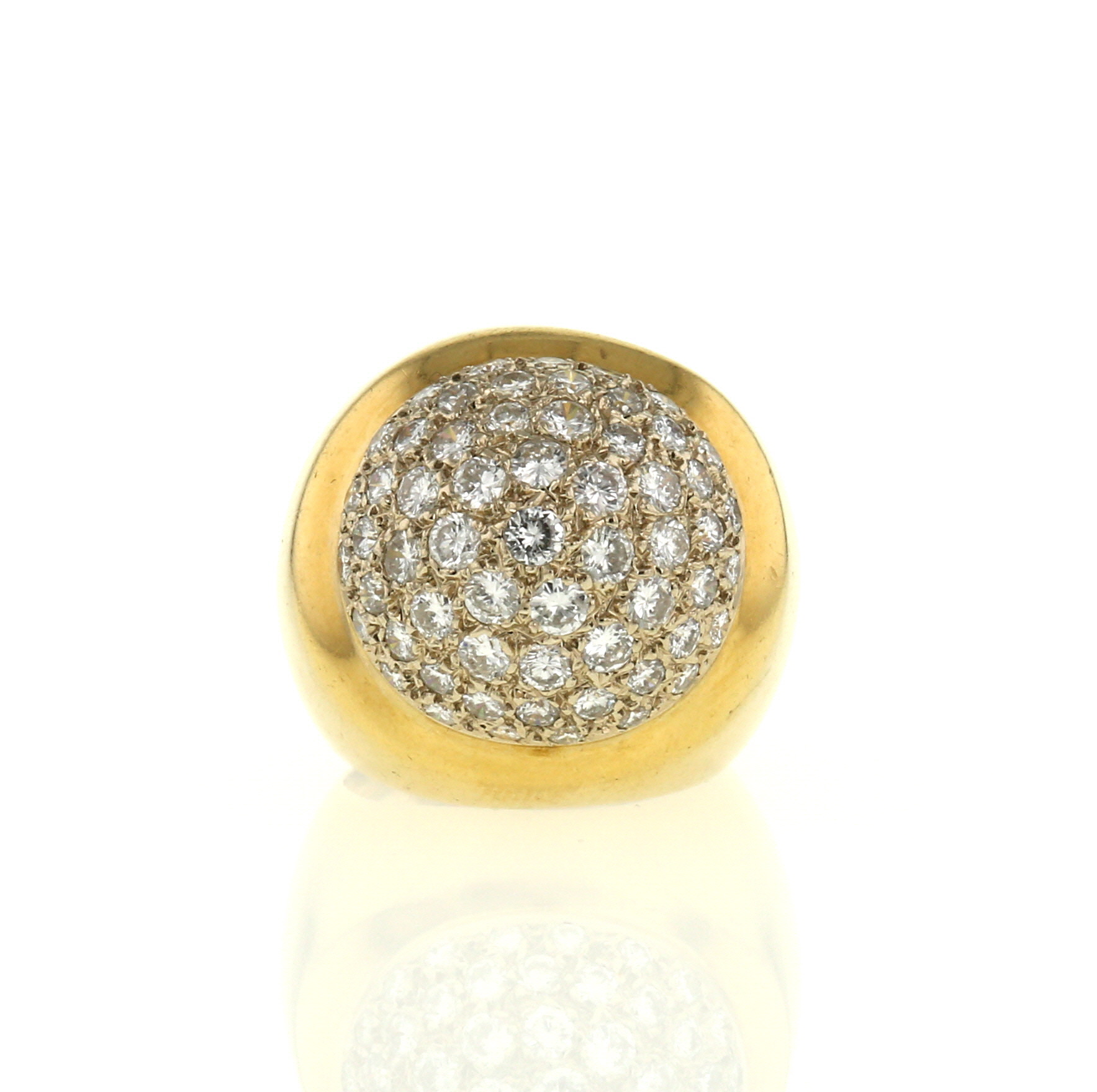 Bague Vintage N301 En Plastique - Taille 55, Occasion, Bijou Rétro Sans Marque