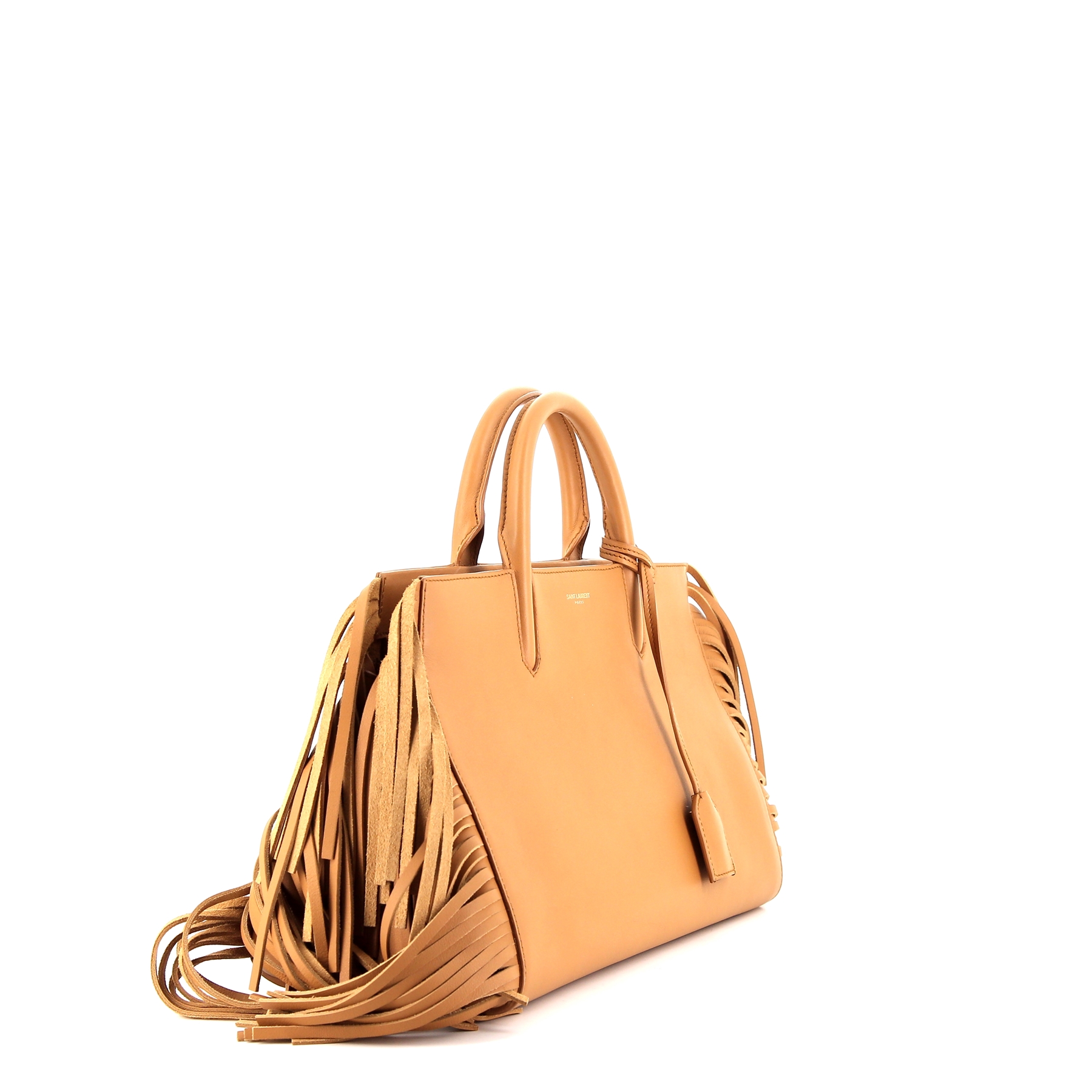Saint Laurent Rive Gauche shoulder bag in gold leather