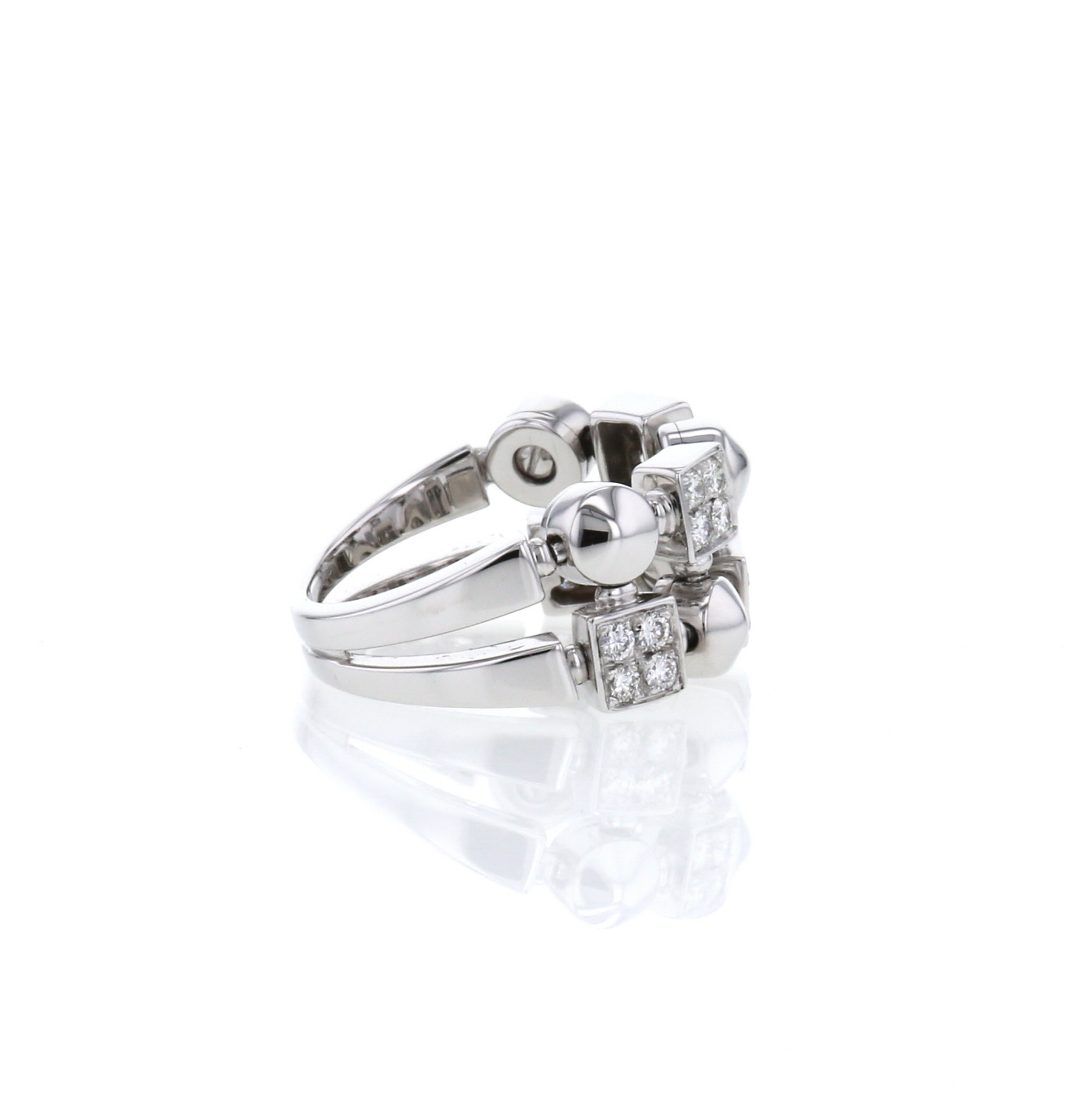 Bague Bulgari Lucéa en or blanc et diamants