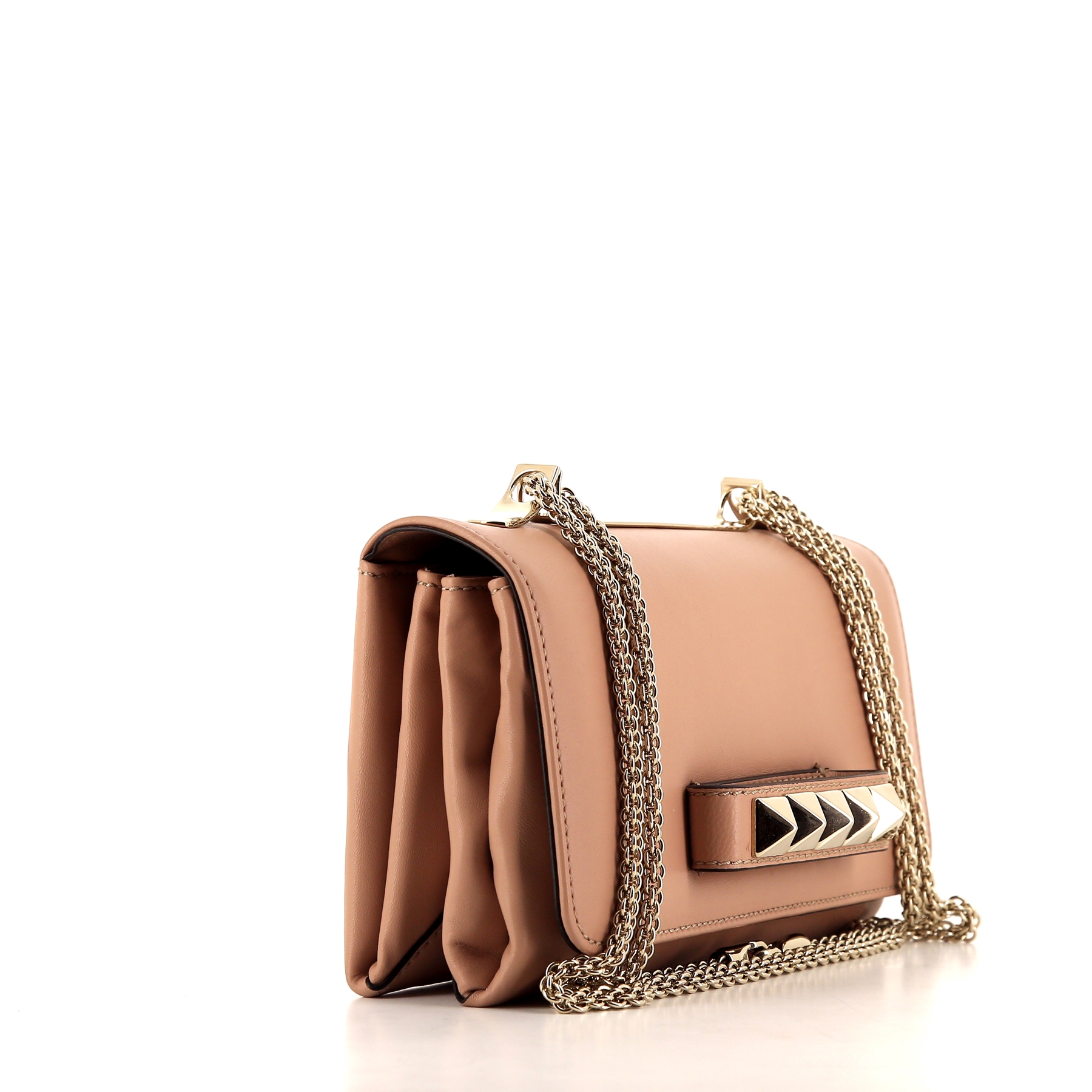 Valentino Garavani Vavavoom shoulder bag in beige leather