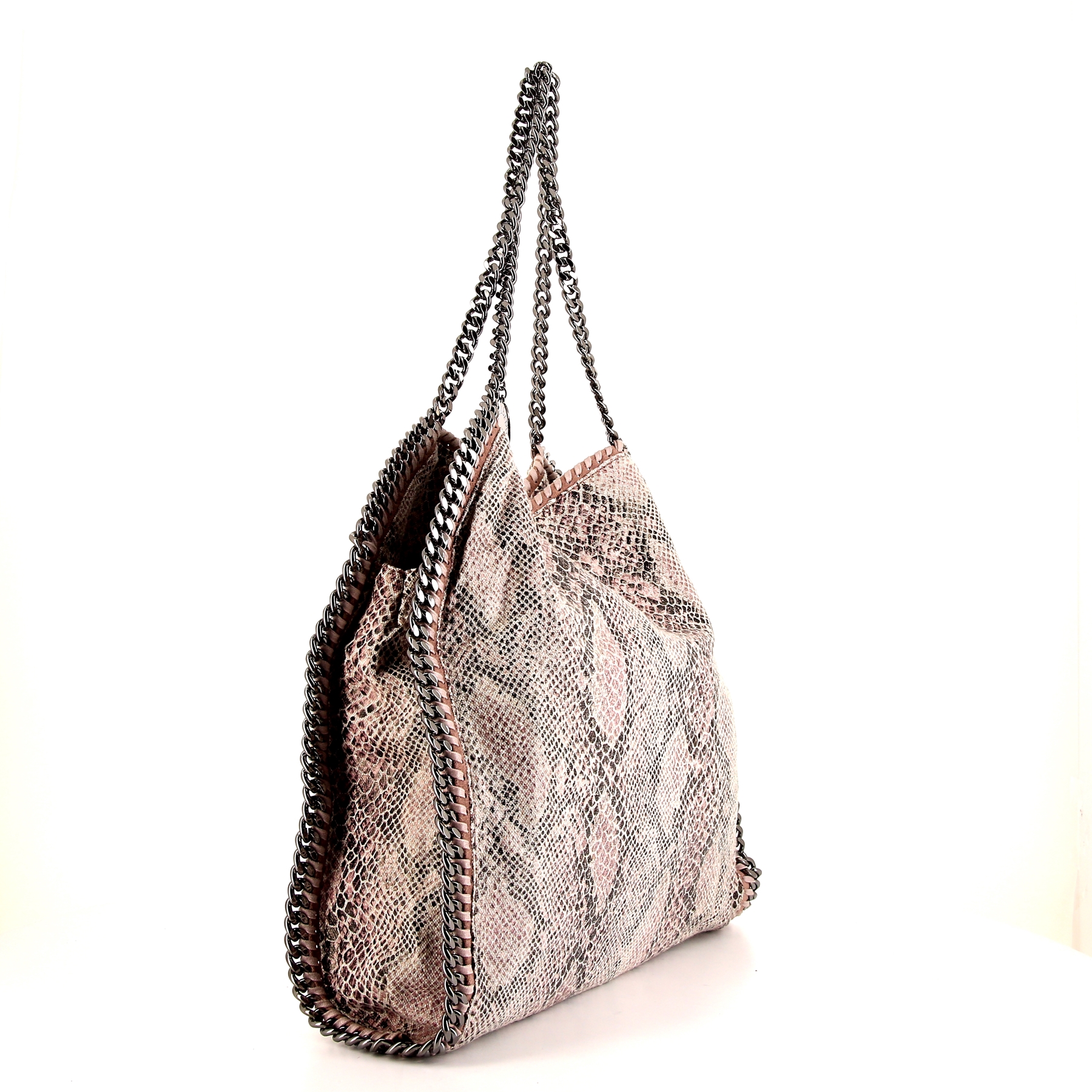 Borsa Stella McCartney Falabella in tela rosa con motivo