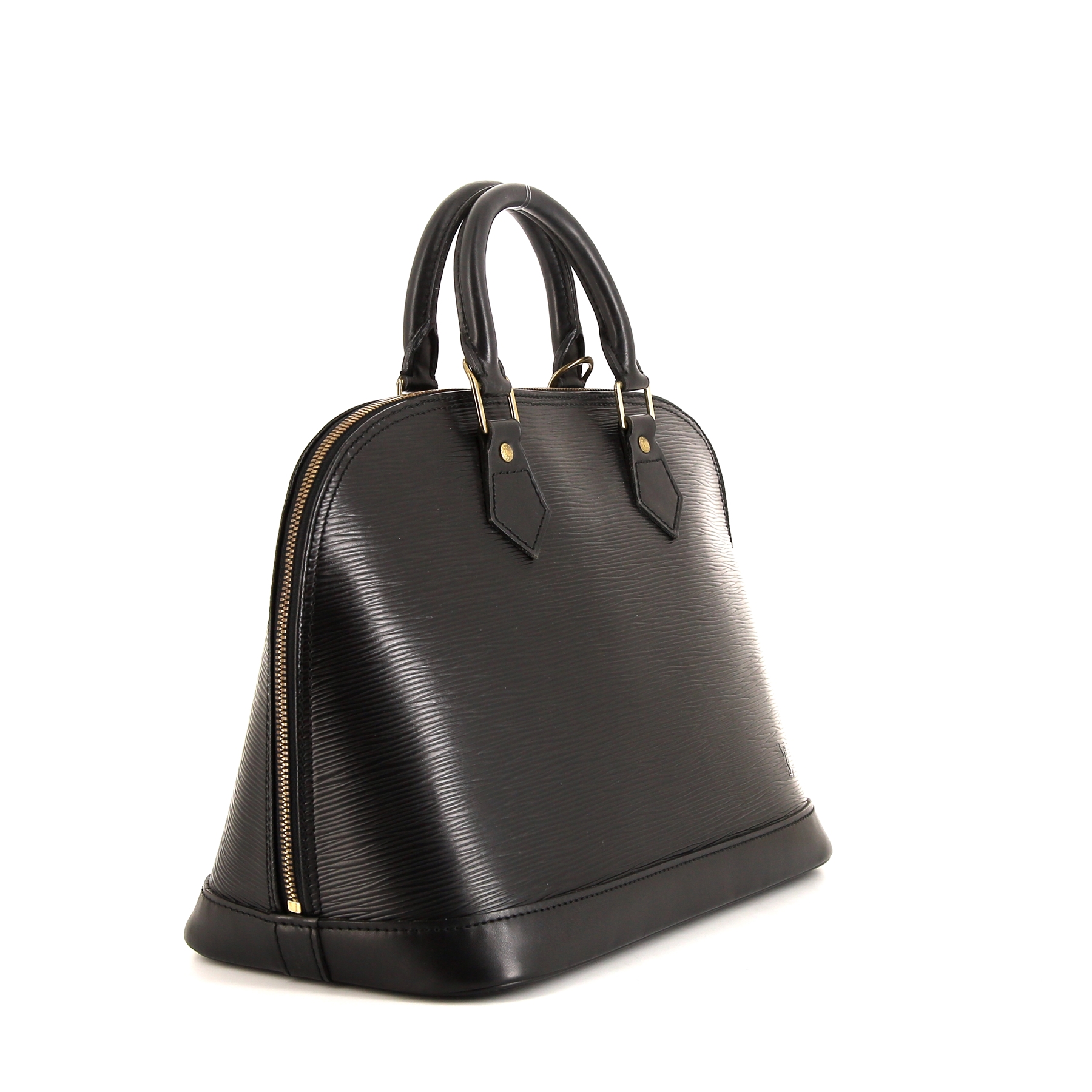 Bolso de mano Louis Vuitton  Alma modelo pequeño  en cuero Epi negro