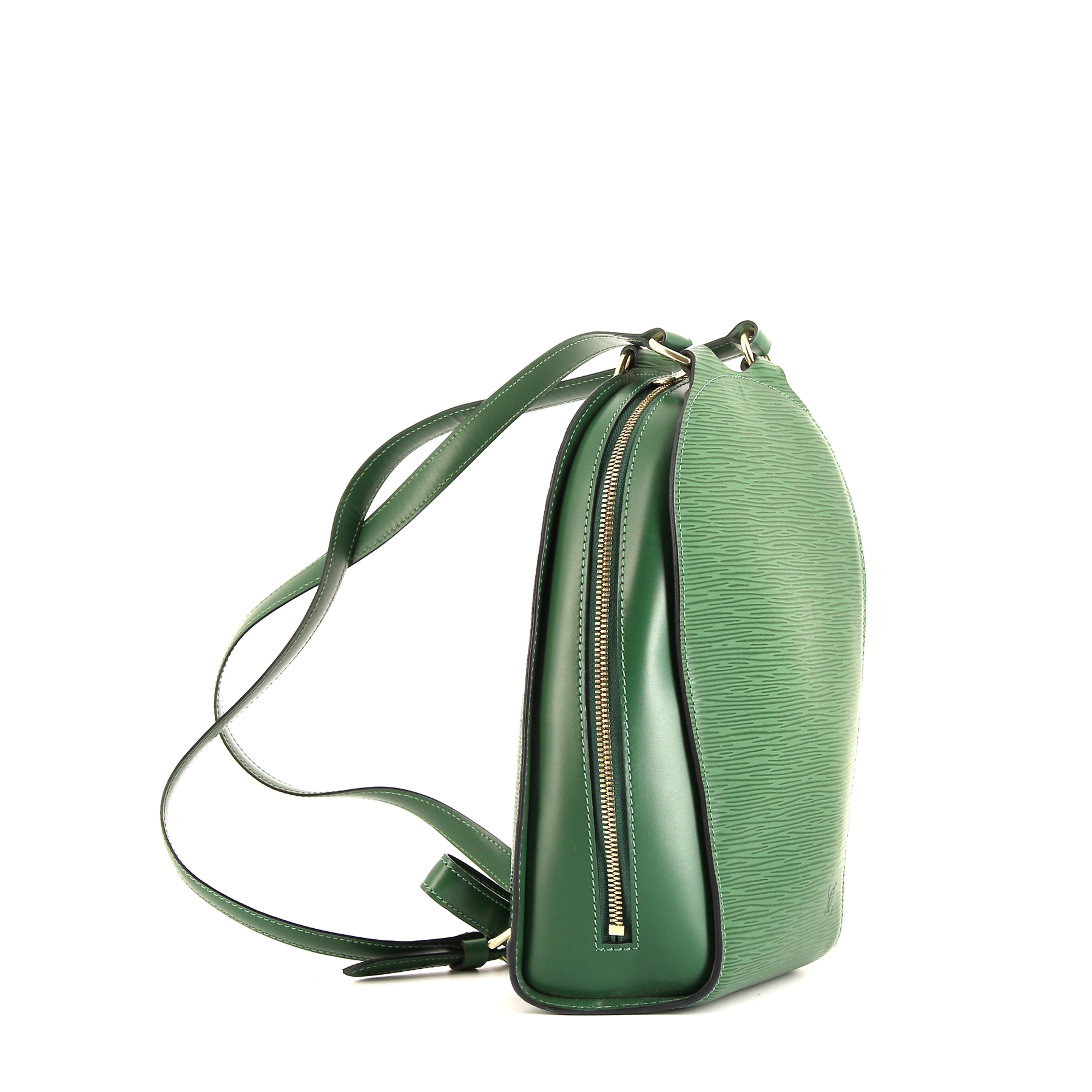Louis Vuitton Mabillon backpack in green epi leather