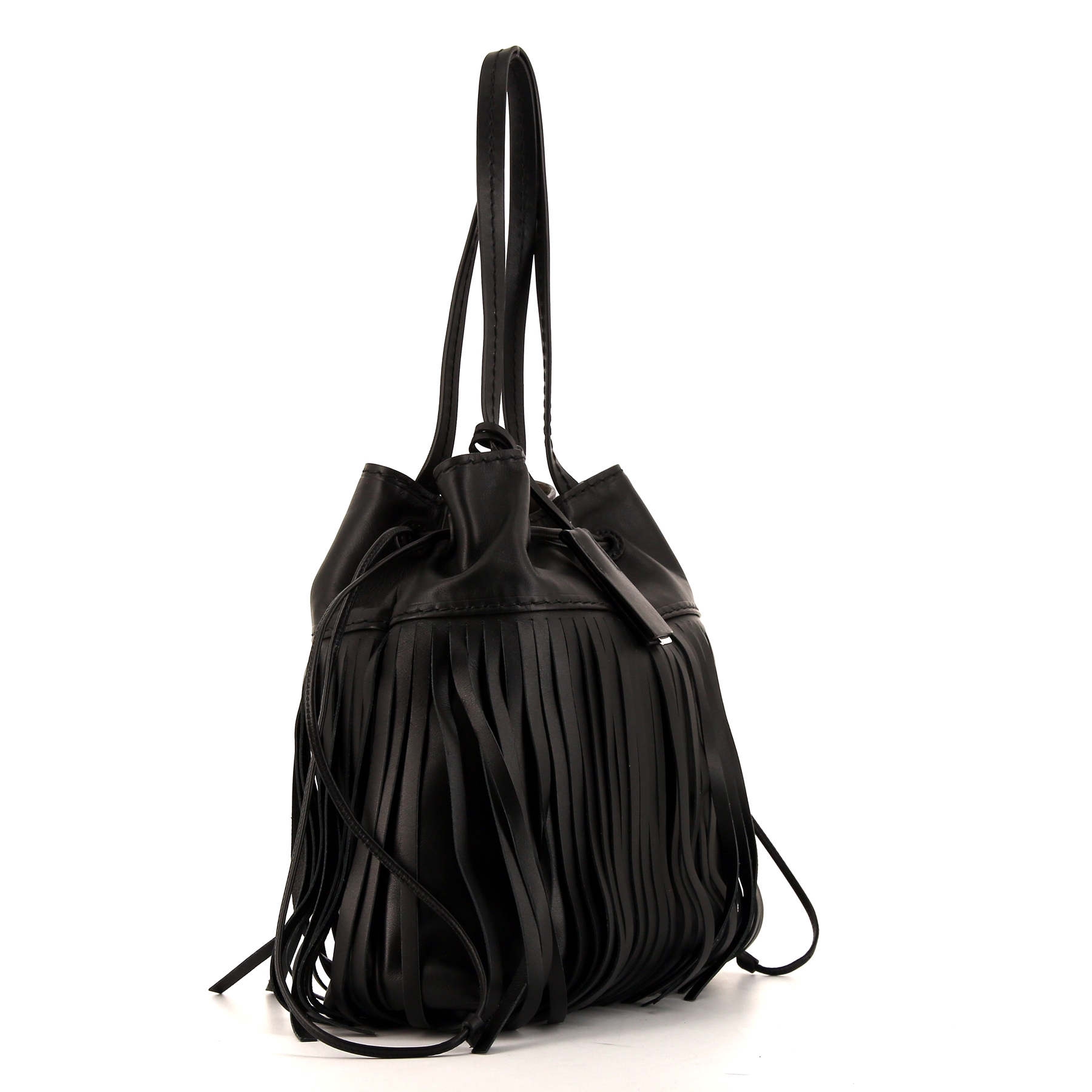 Bolso de mano Miu Miu en cuero negro