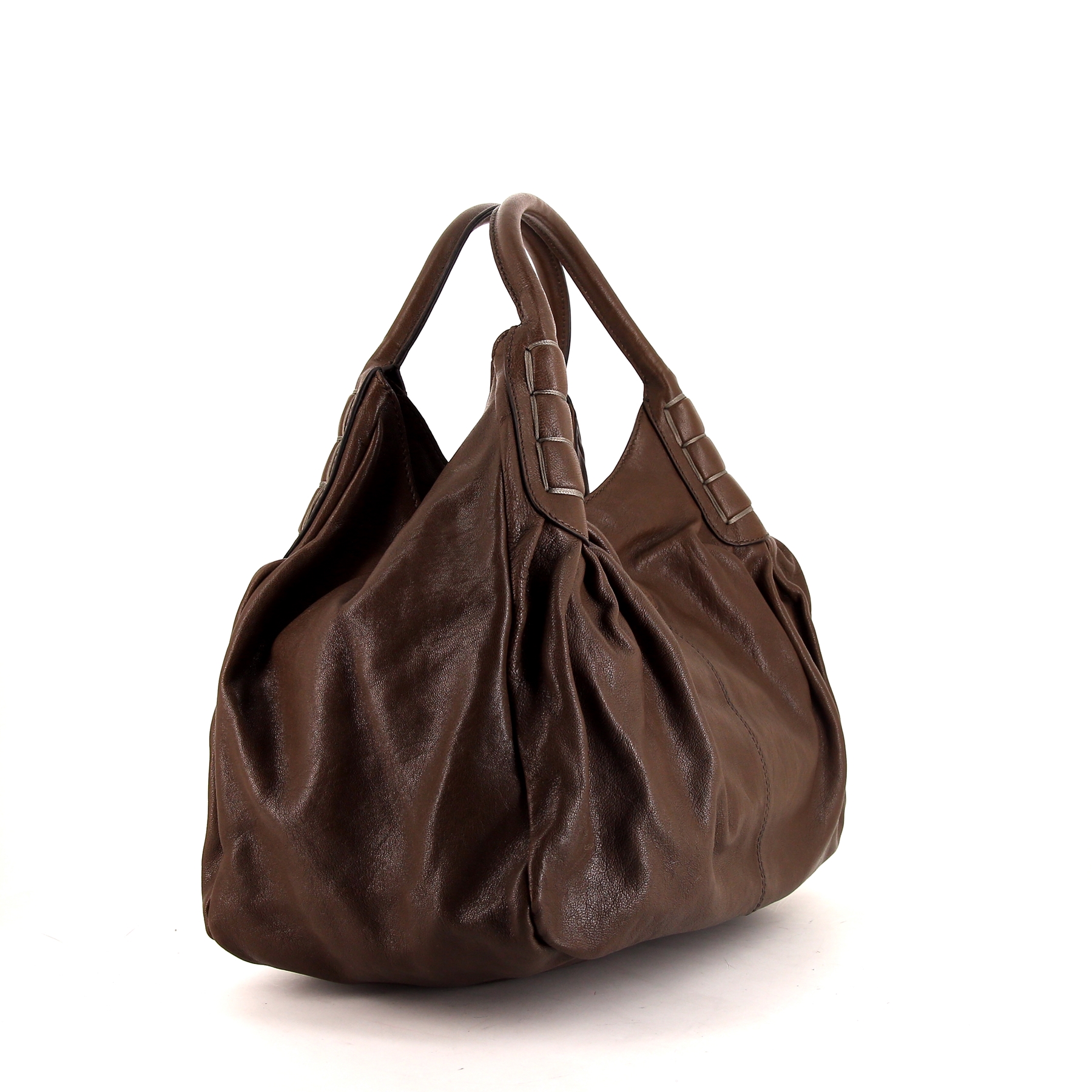 Sac porté épaule ou main Tod's Ivy en cuir marron