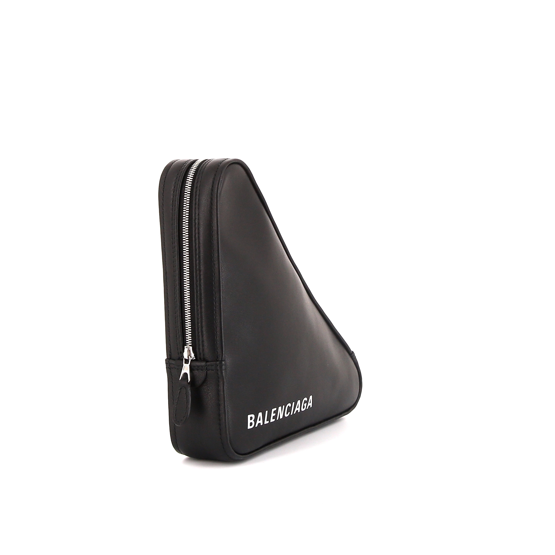 Balenciaga pouch in black leather