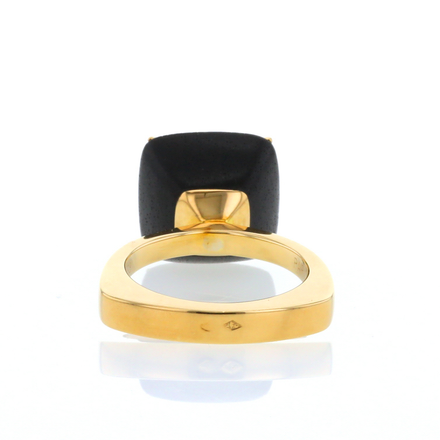 Etoile Divine Ring In Yellow Gold And Ebony