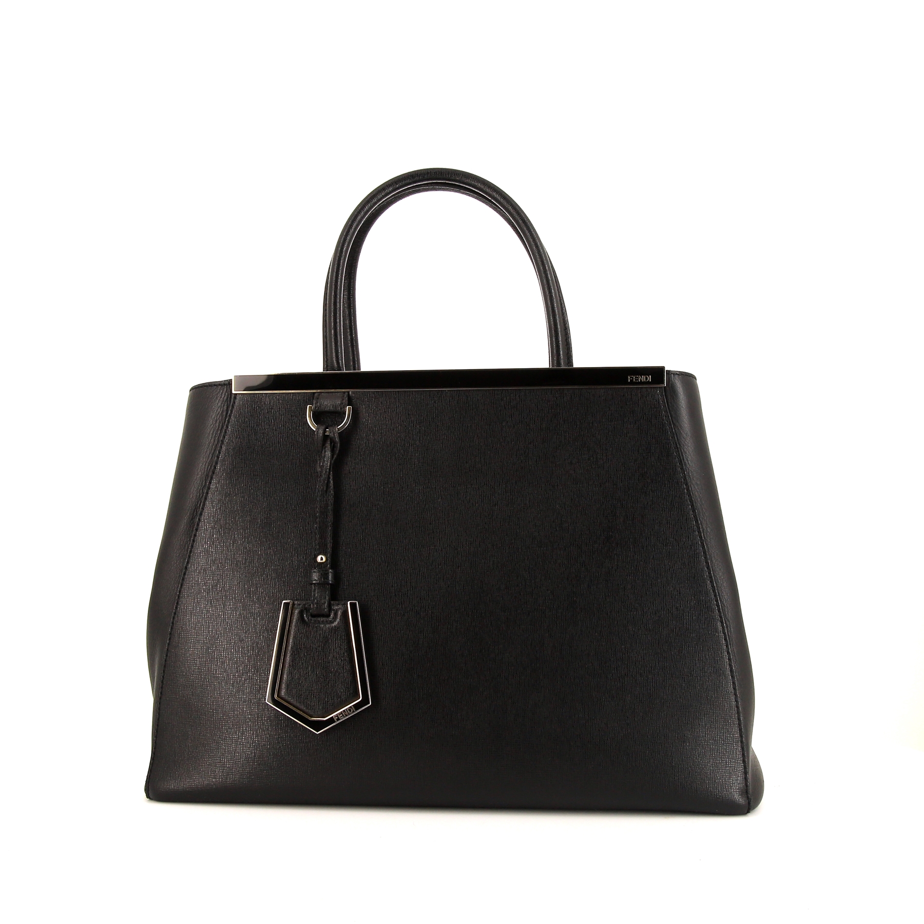 FENDI ブラックショルダーバッグ Fendi 2 Jours Handbag 363006 | Collector Square