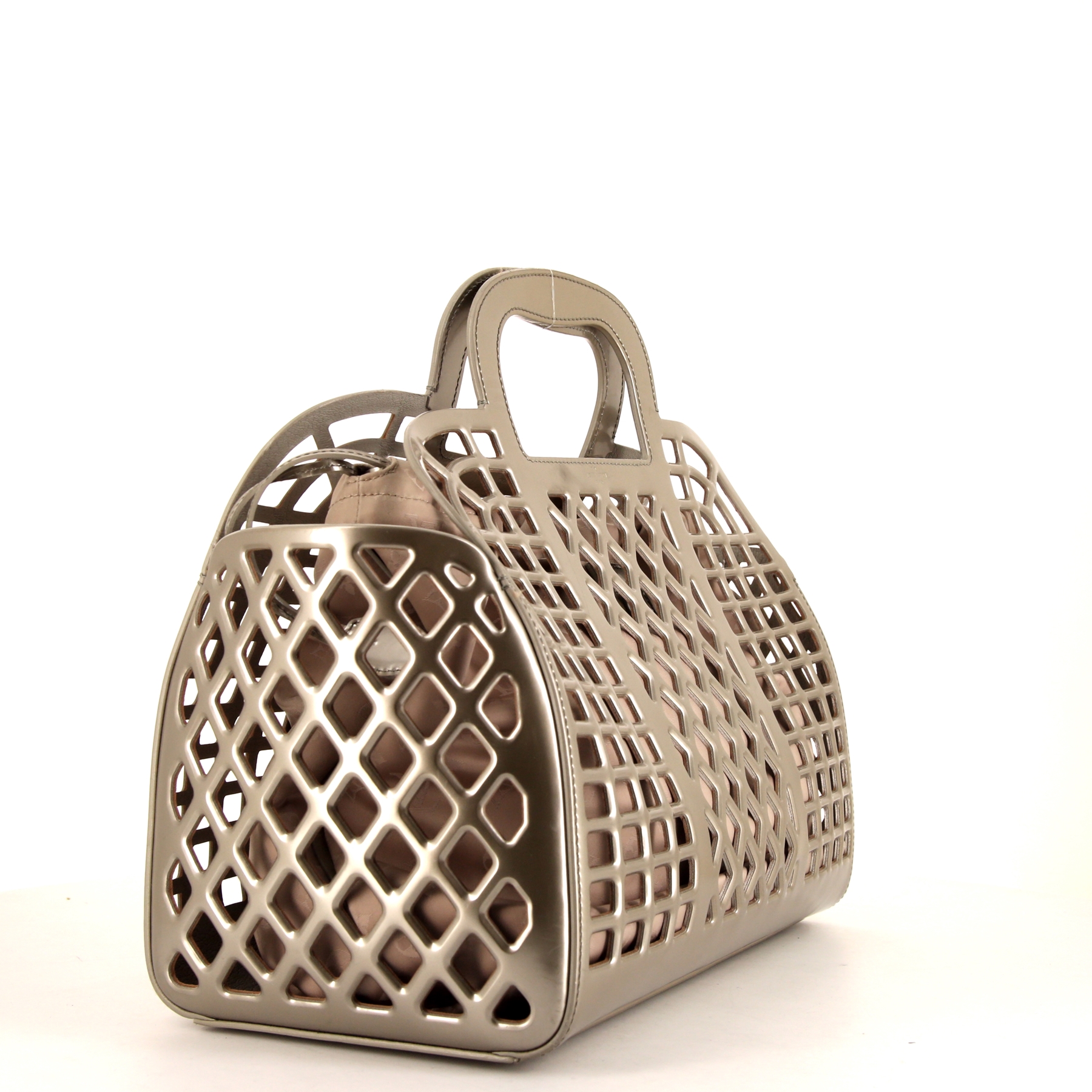 Louis Vuitton  Jelly shopping bag  in golden brown patent leather