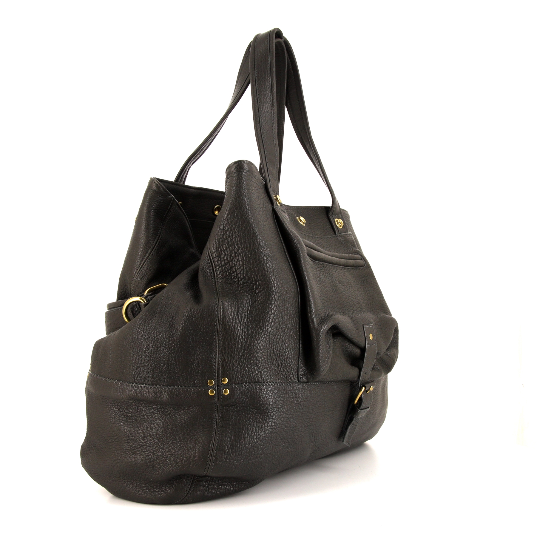 Jerome Dreyfuss Billy L shopping bag in grey leather
