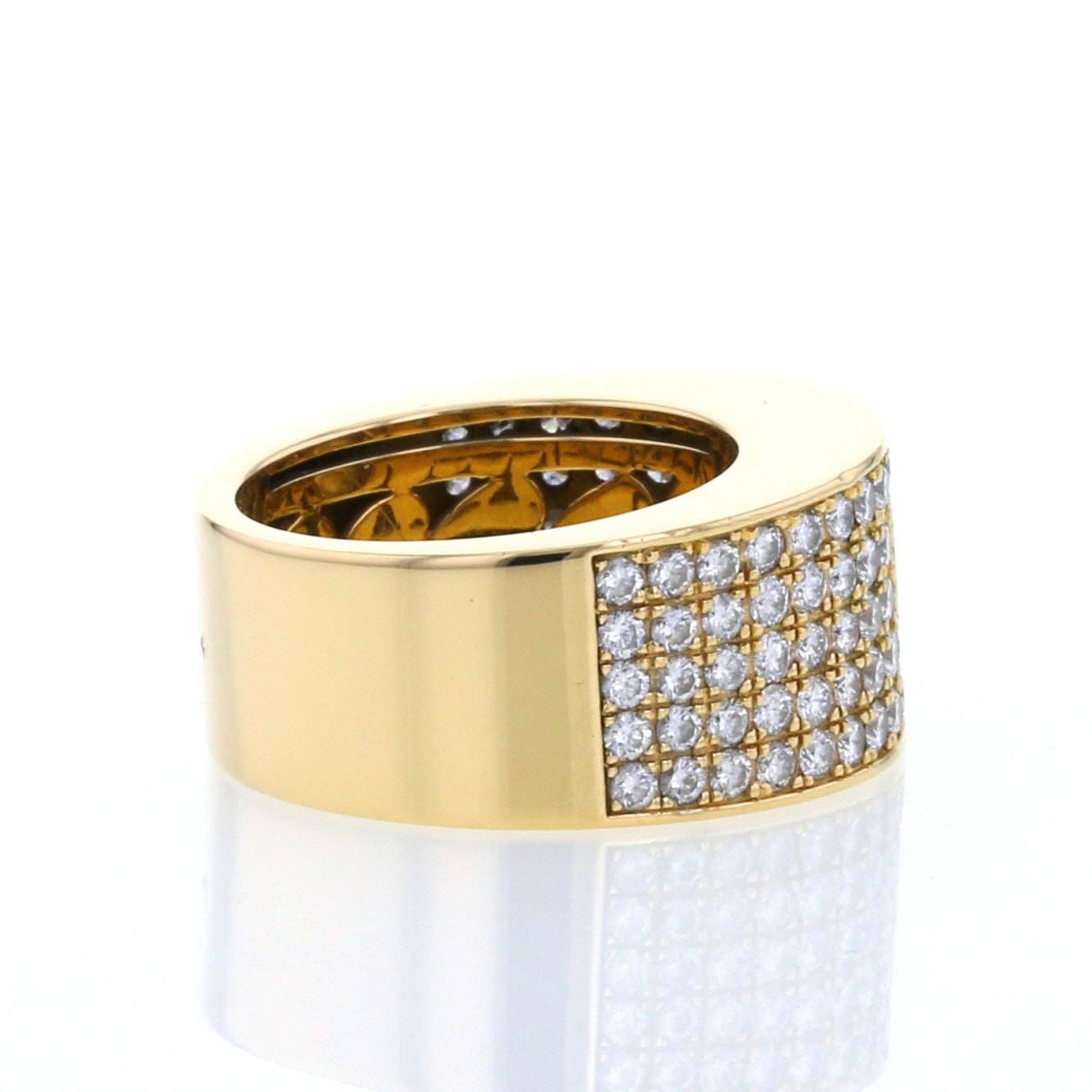 Sortija Chopard Happy Diamonds en oro amarillo y diamantes