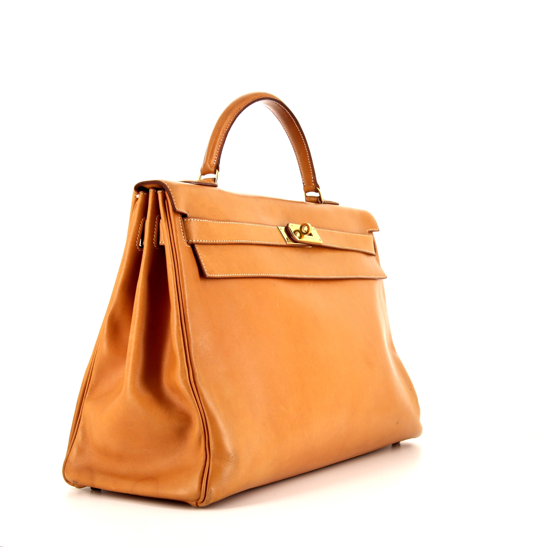 Borsa Hermes Kelly 40 cm in pelle naturale