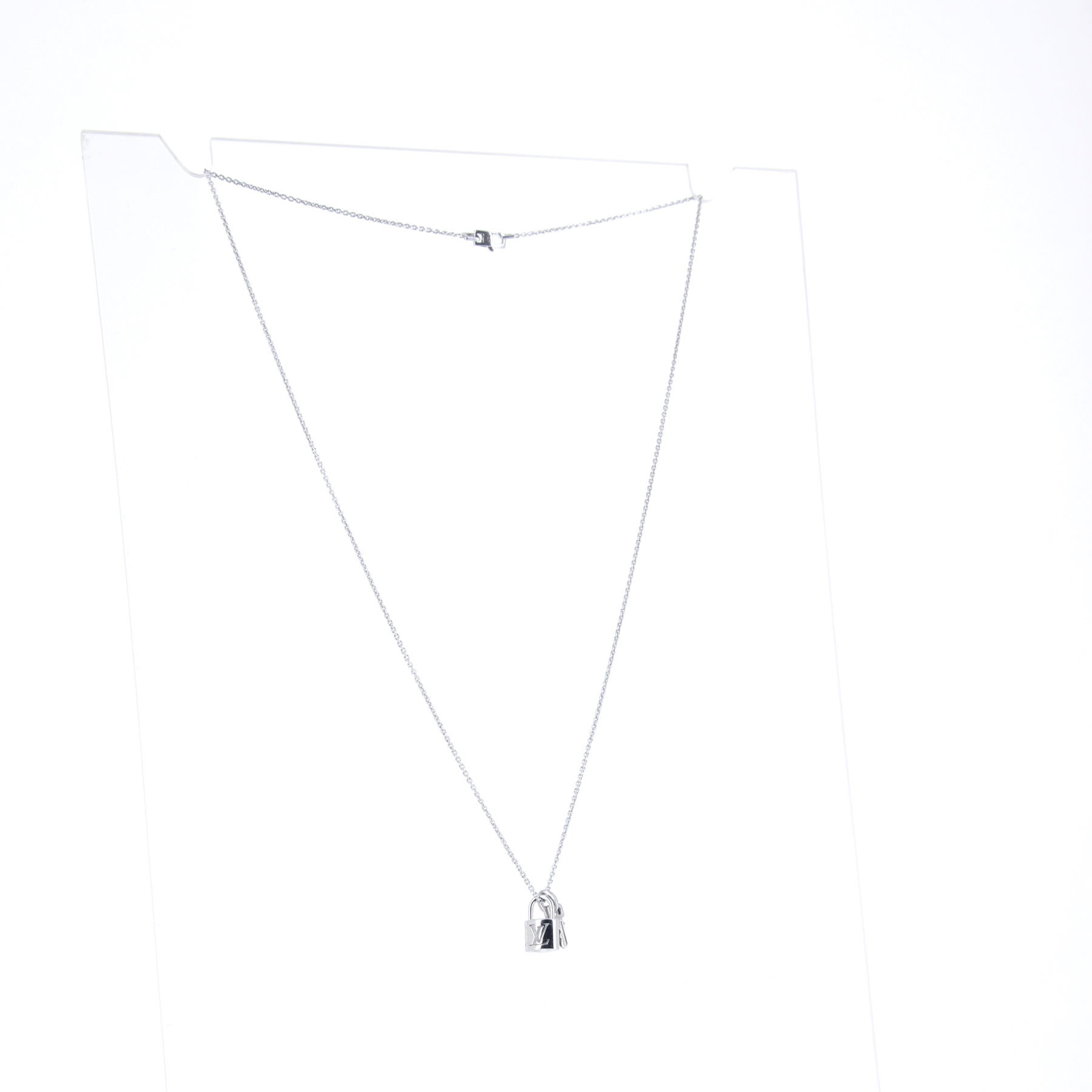 Collar Louis Vuitton en oro blanco