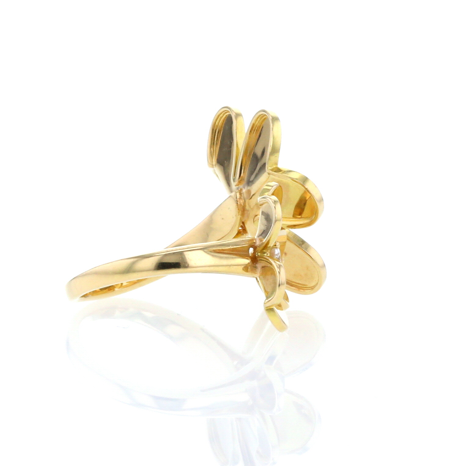 Anello Van Cleef & Arpels Frivole in oro giallo e diamanti