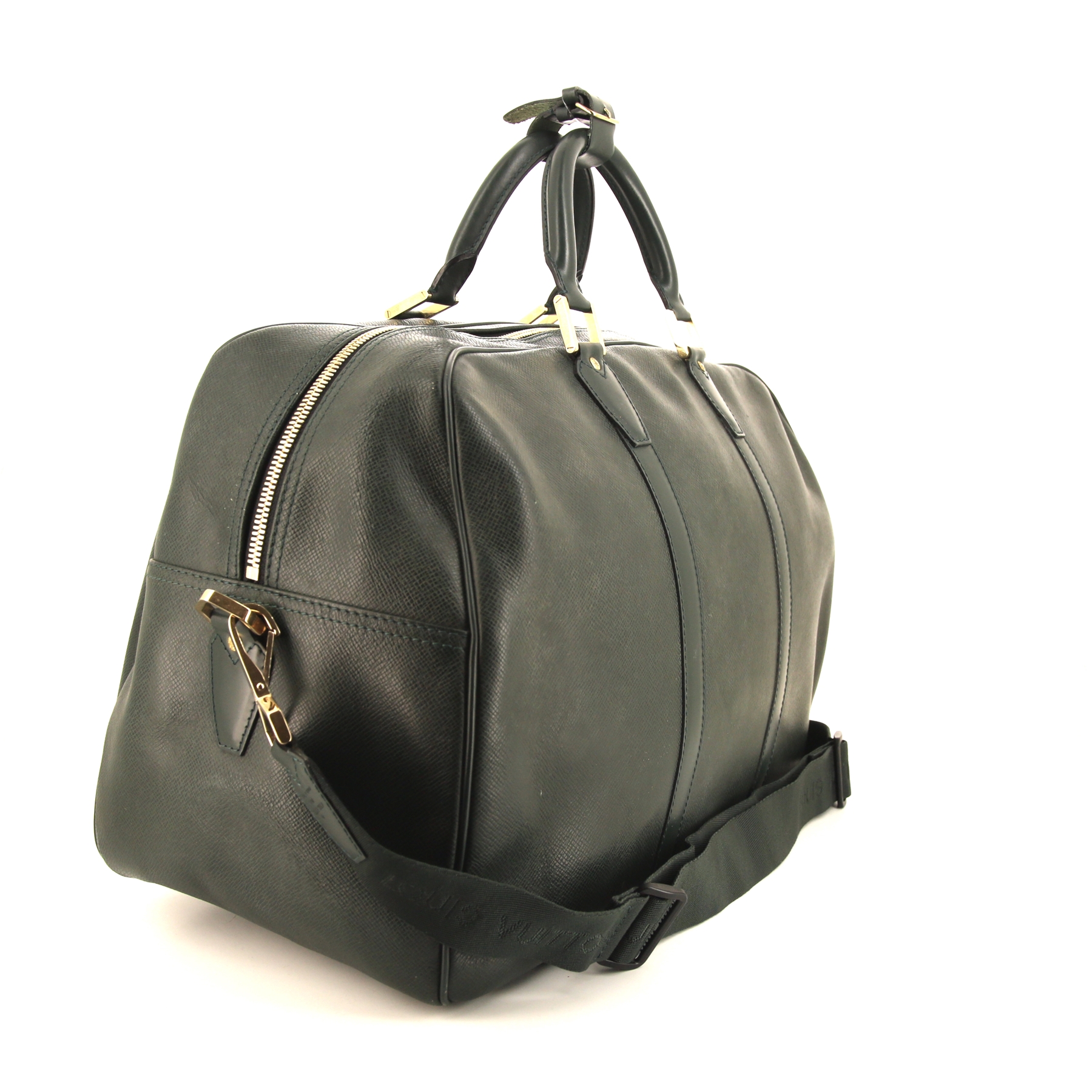 Sac de voyage Louis Vuitton  Kendall en cuir taiga vert