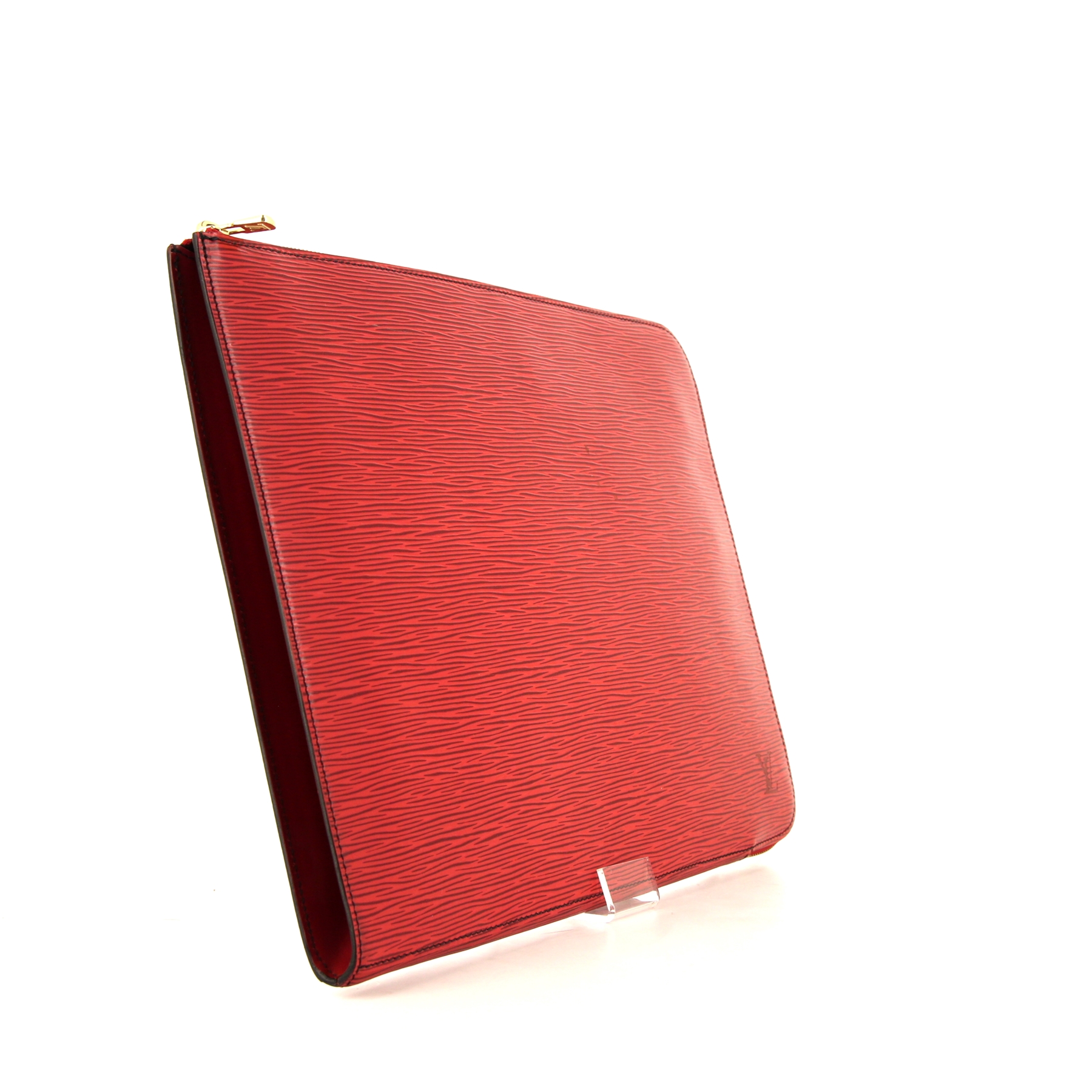 Louis Vuitton pouch in red epi leather
