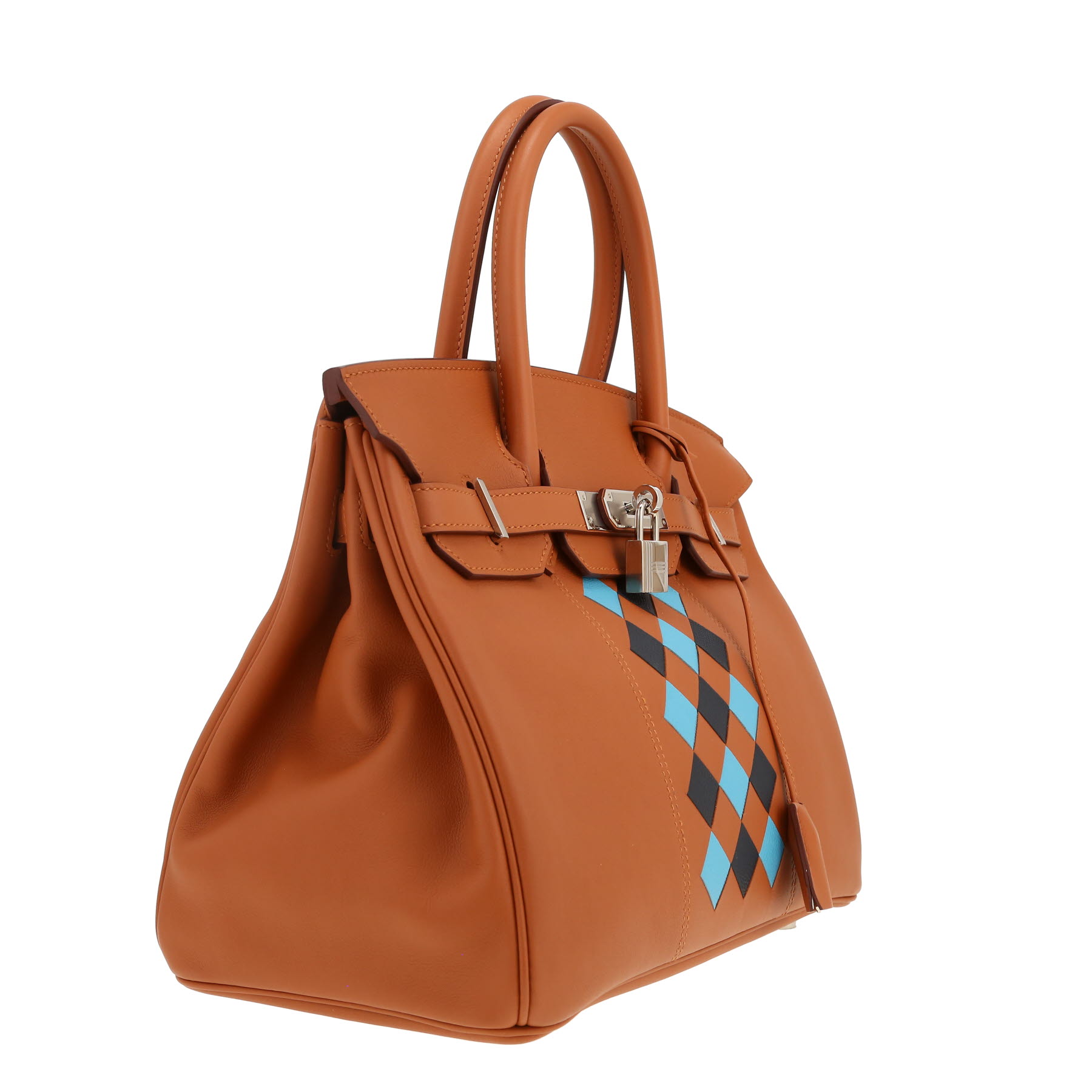 Sac à main Hermès  Birkin 30 cm en cuir Swift gold