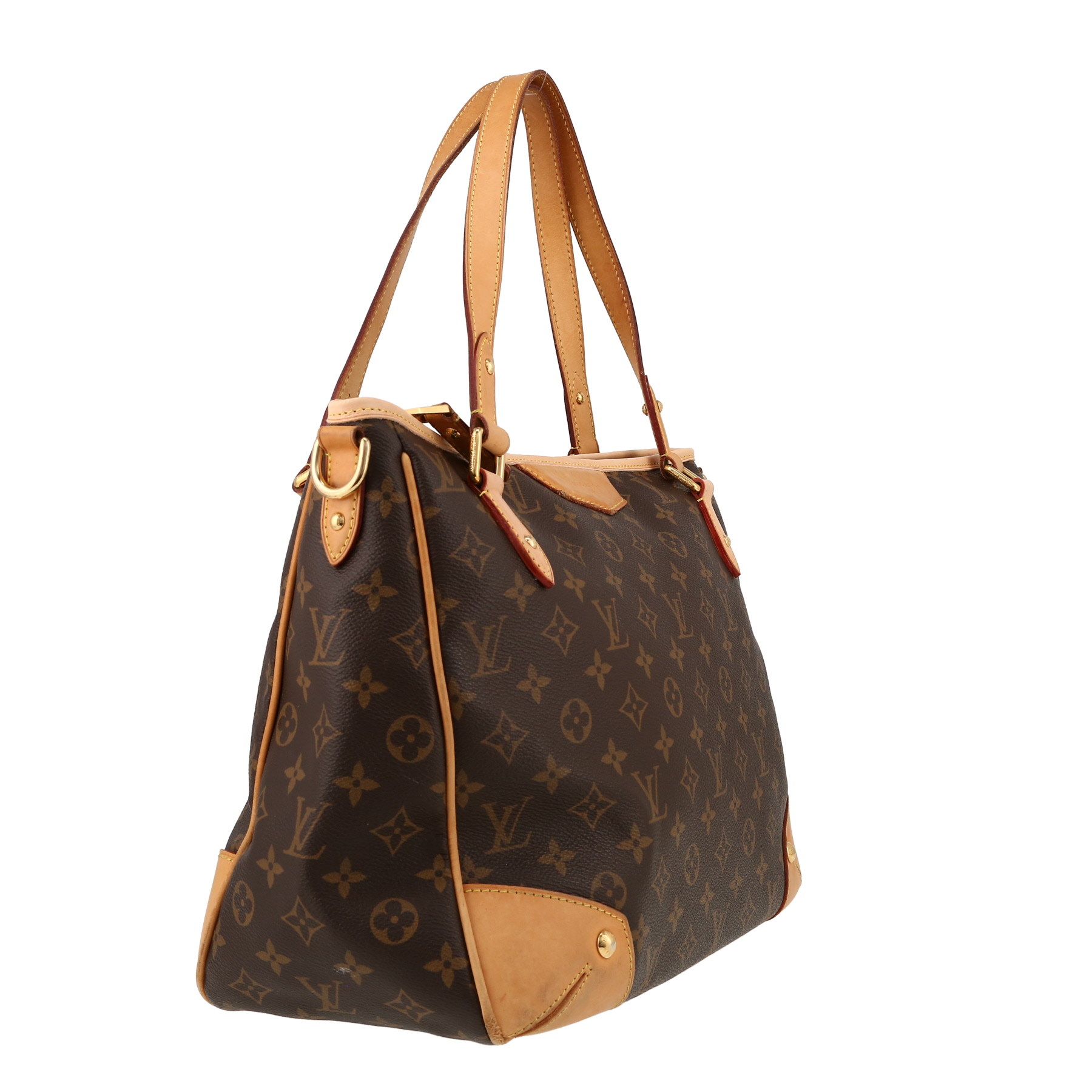 Borsa Louis Vuitton Estrela modello medio in tela monogram marrone e pelle naturale