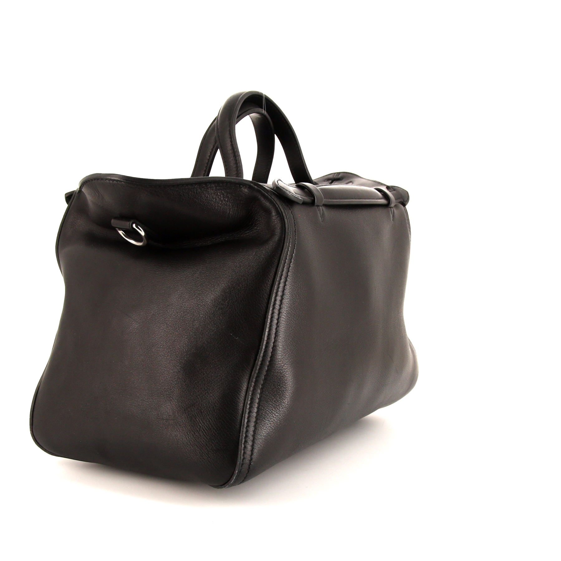 Hermès Oxer shoulder bag in black Swift leather