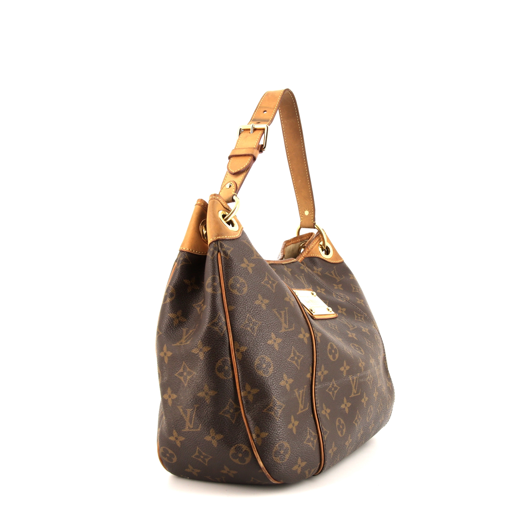 Sac à main Louis Vuitton  Galliera en toile monogram marron et cuir naturel Sac à main Louis Vuitton  Galliera en toile monogram marron et cuir naturel