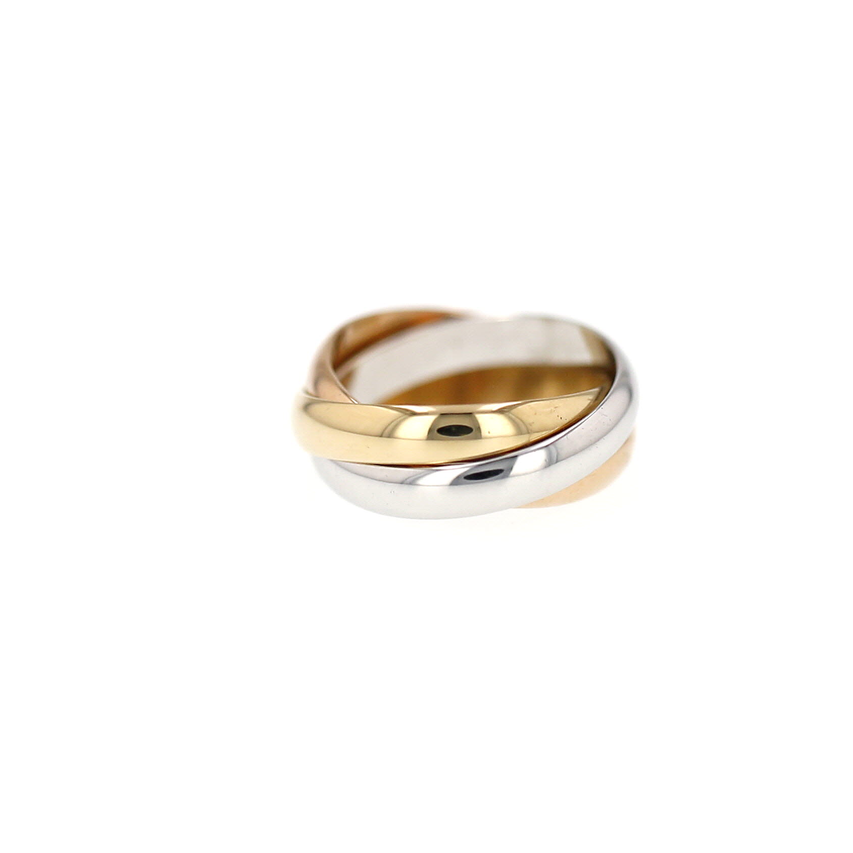 Bague Cartier Trinity "les Must de Cartier" moyen modèle en 3 ors