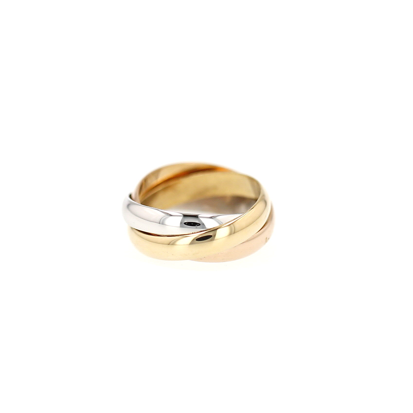 Cartier Trinity "les Must de Cartier" medium model ring in 3 golds, size 50