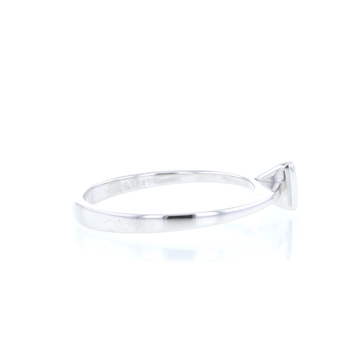 De Beers solitaire ring in white gold and diamond