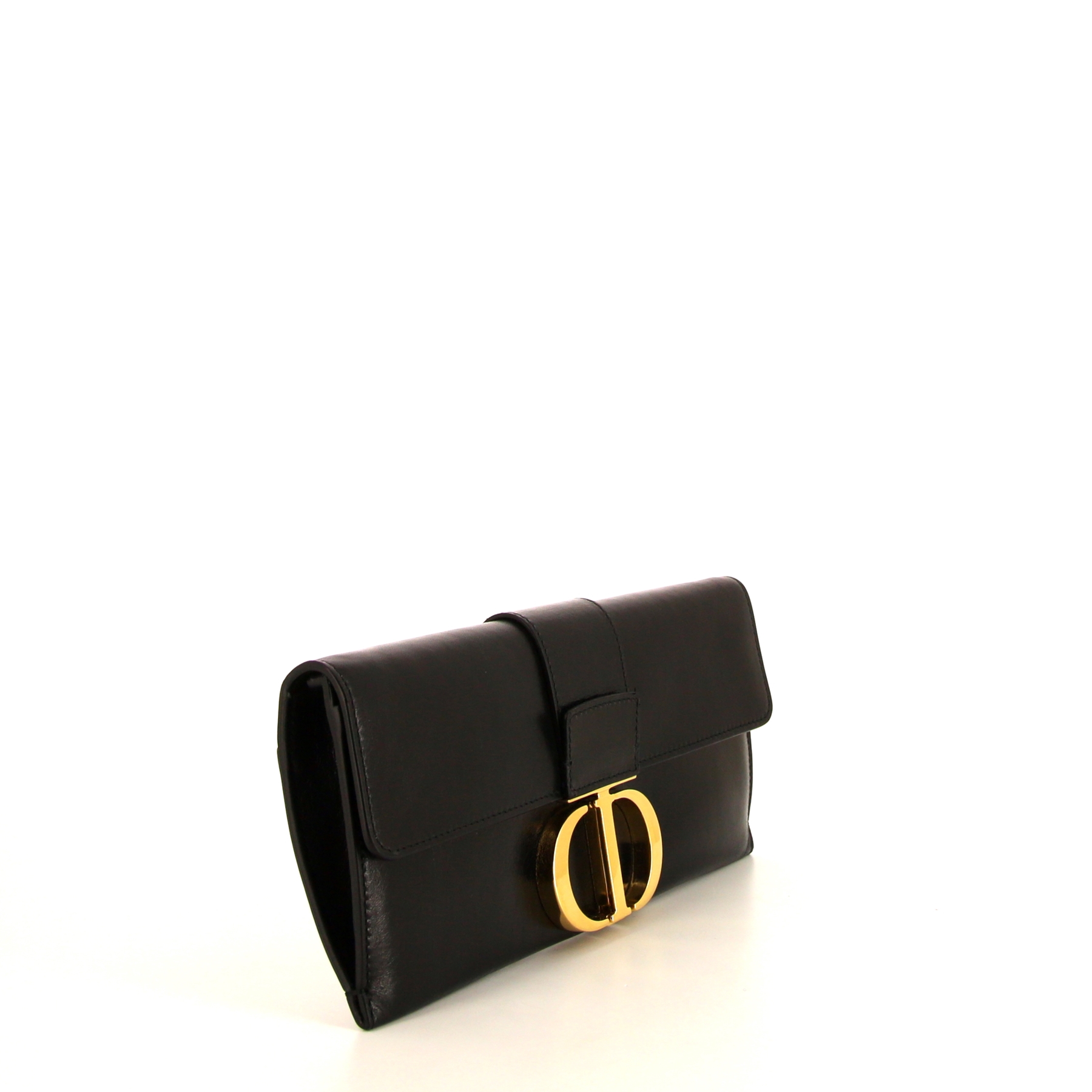Dior  Montaigne shoulder bag  in black leather