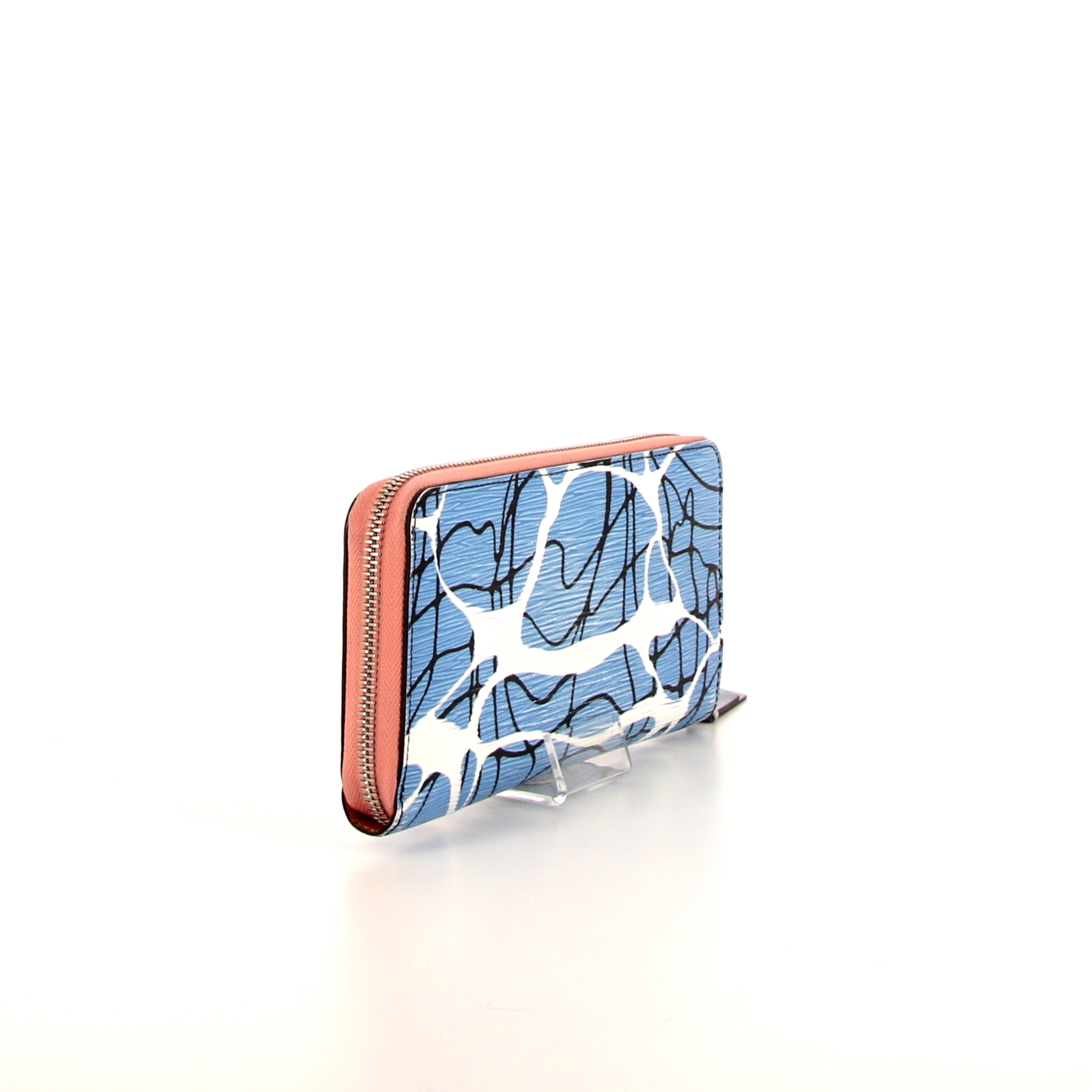 Louis Vuitton Zippy wallet in blue epi leather