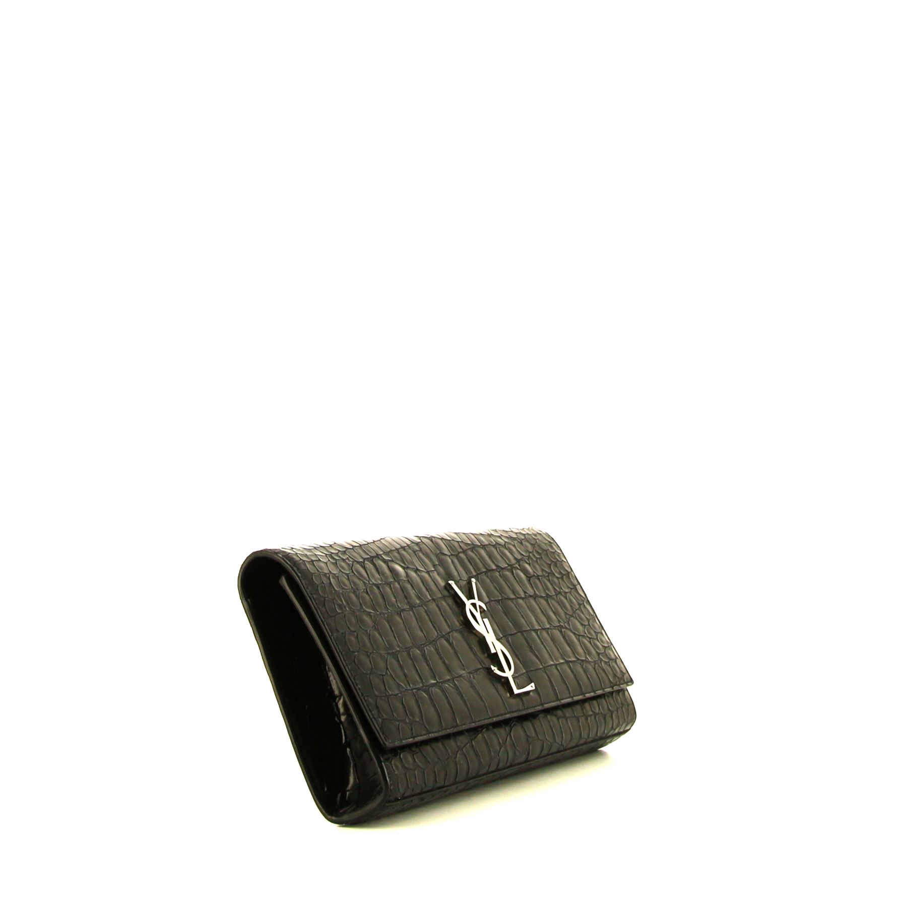 Saint Laurent  Kate pouch  in black leather