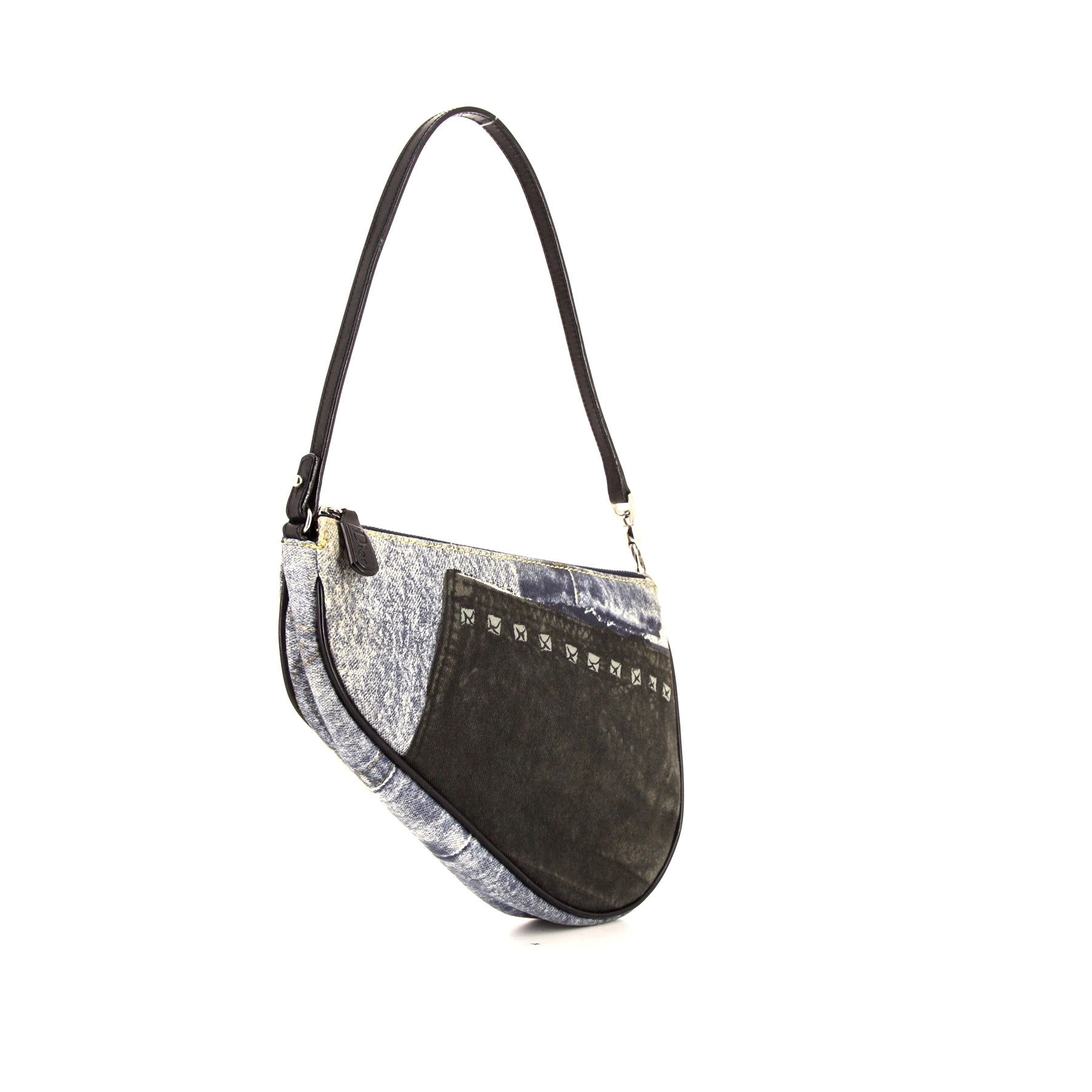 Dior Saddle handbag in blue denim canvas