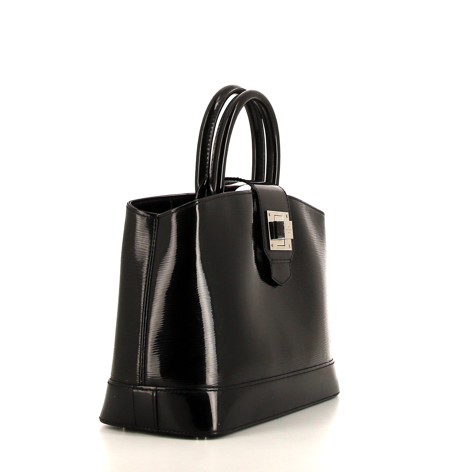 Sac à main Louis Vuitton Mirabeau en cuir épi verni noir