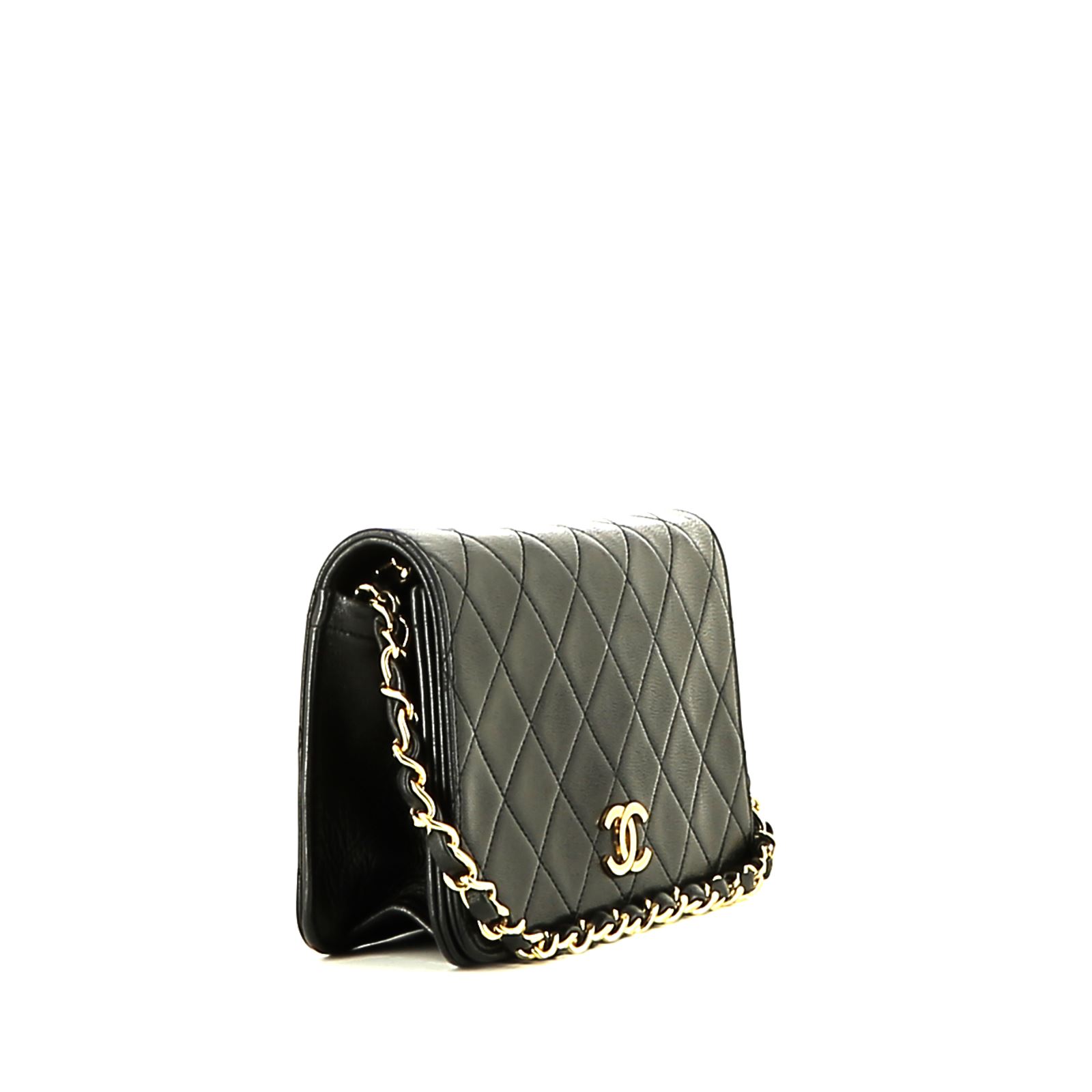 Borsa Chanel  Mademoiselle in pelle trapuntata nera