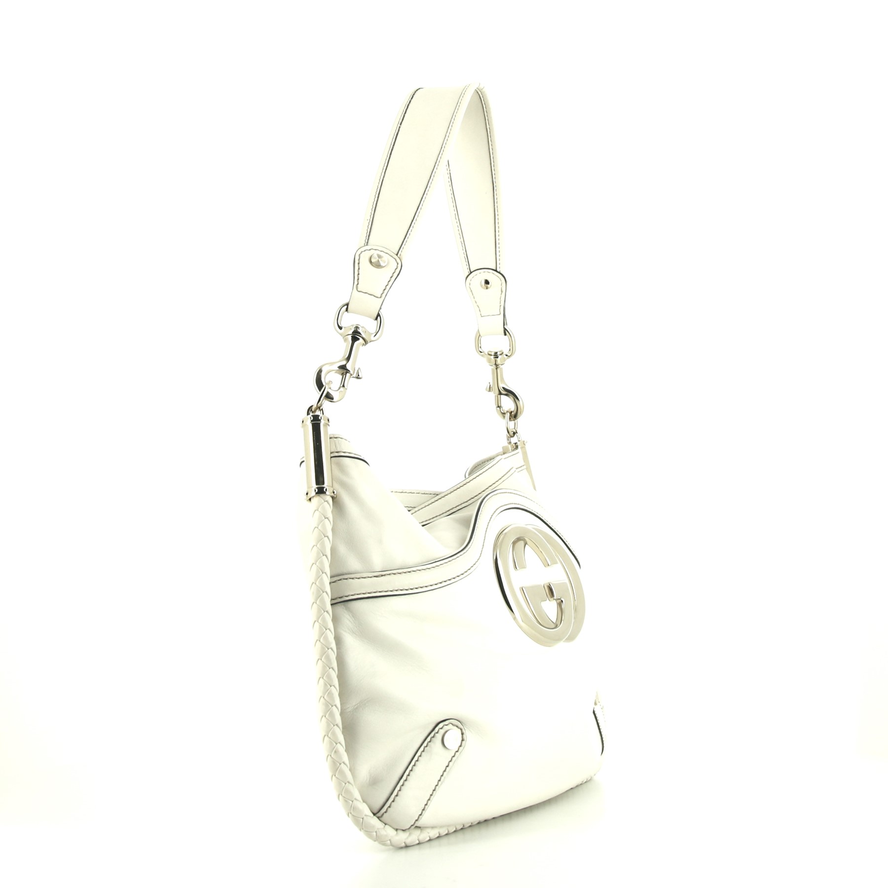 Gucci Gucci Vintage handbag in white leather
