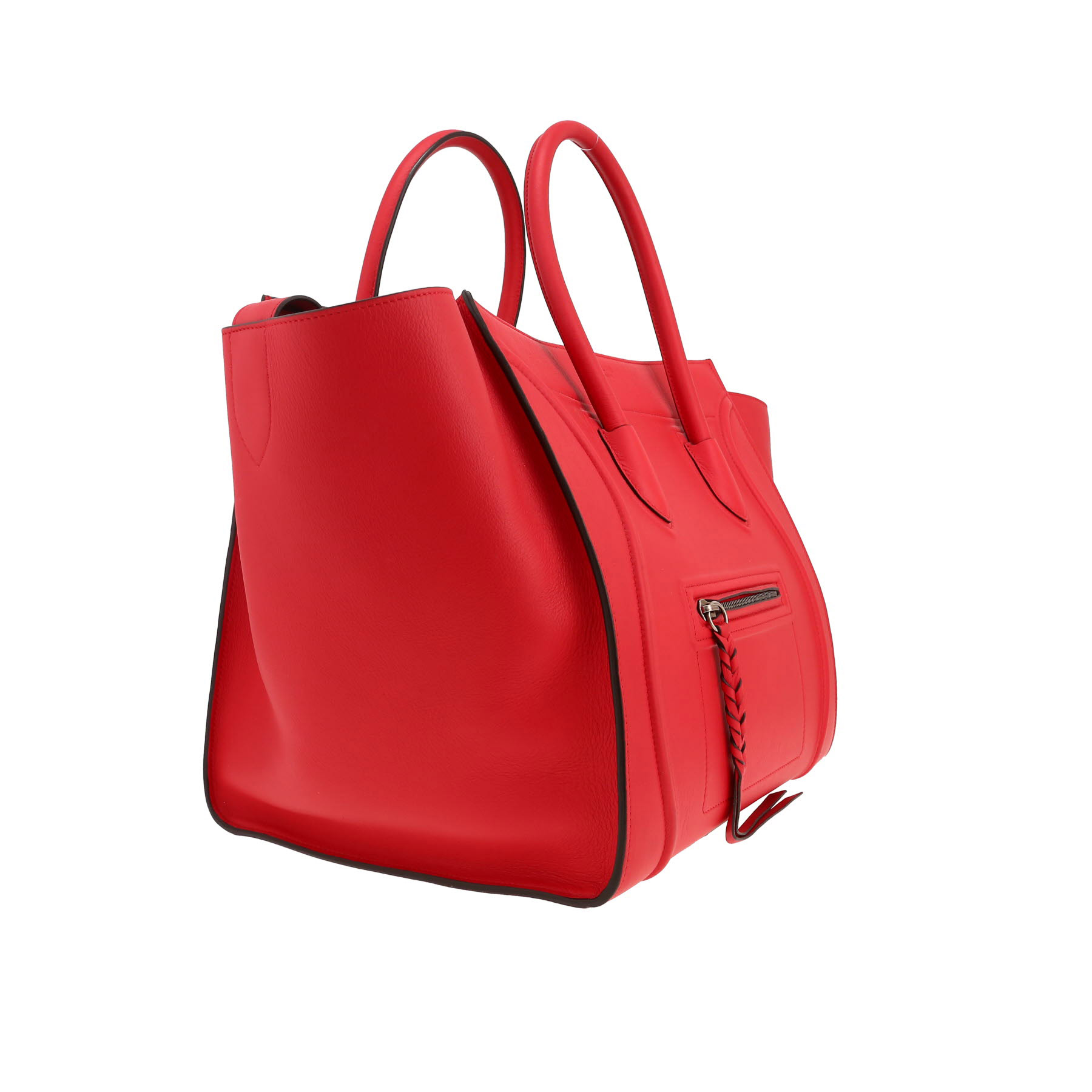 Celine  Phantom shopping bag  in red leather