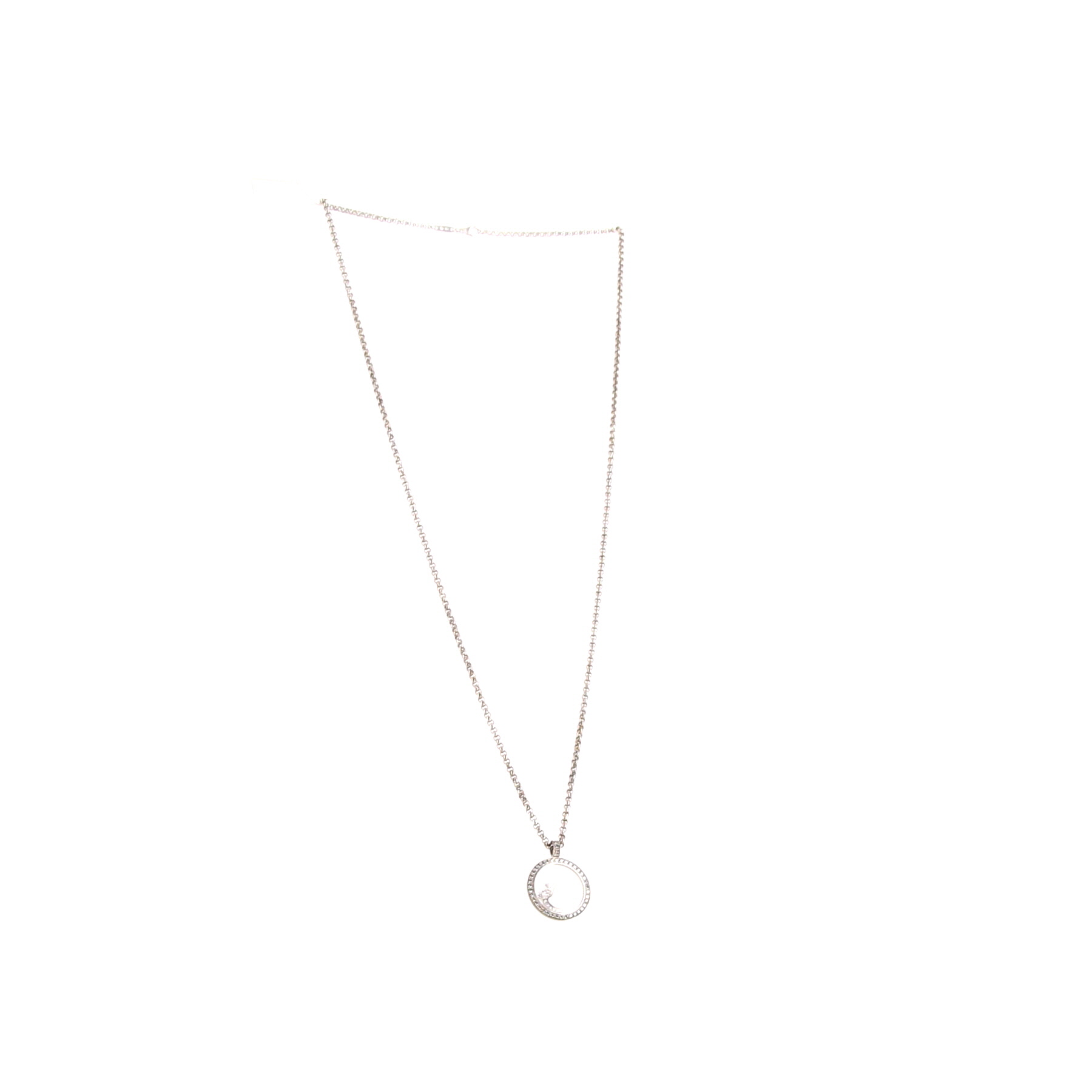 Chopard Happy Diamonds Big Apple pendant in white gold and diamond