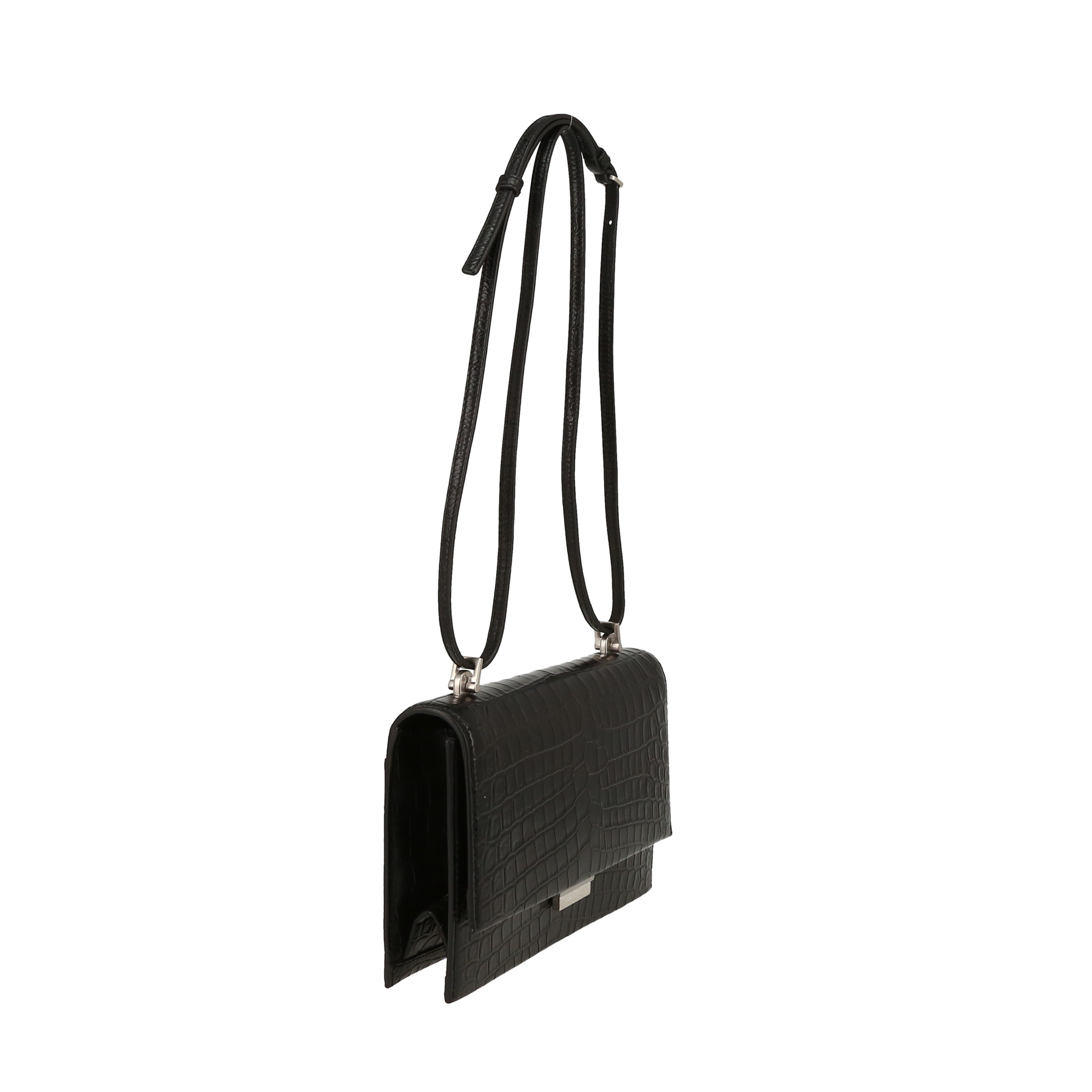 Saint Laurent  Babylone shoulder bag  in black leather