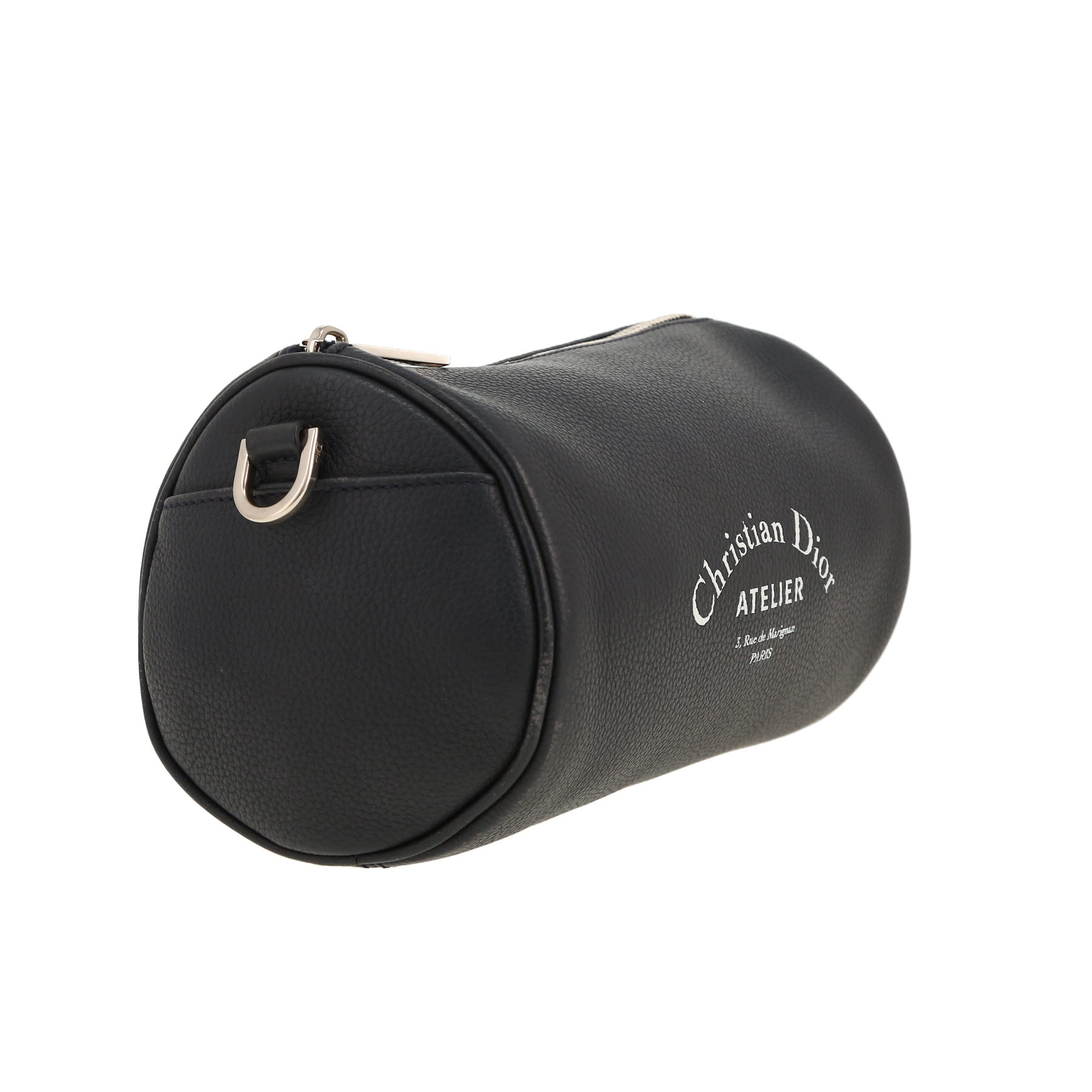 Sac bandoulière Dior Roller en cuir grainé bleu