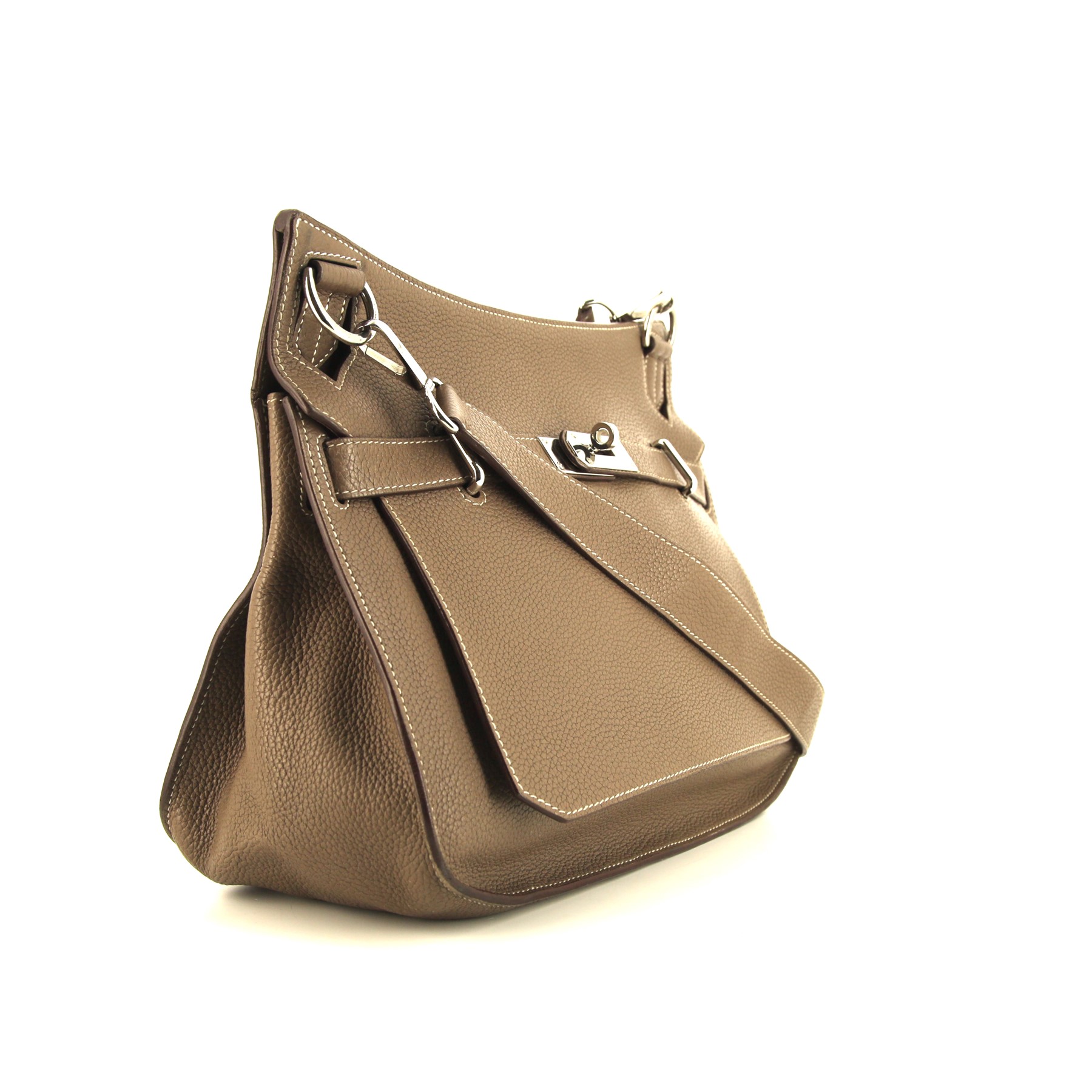 Sac bandoulière Hermès  Jypsiere en cuir togo étoupe