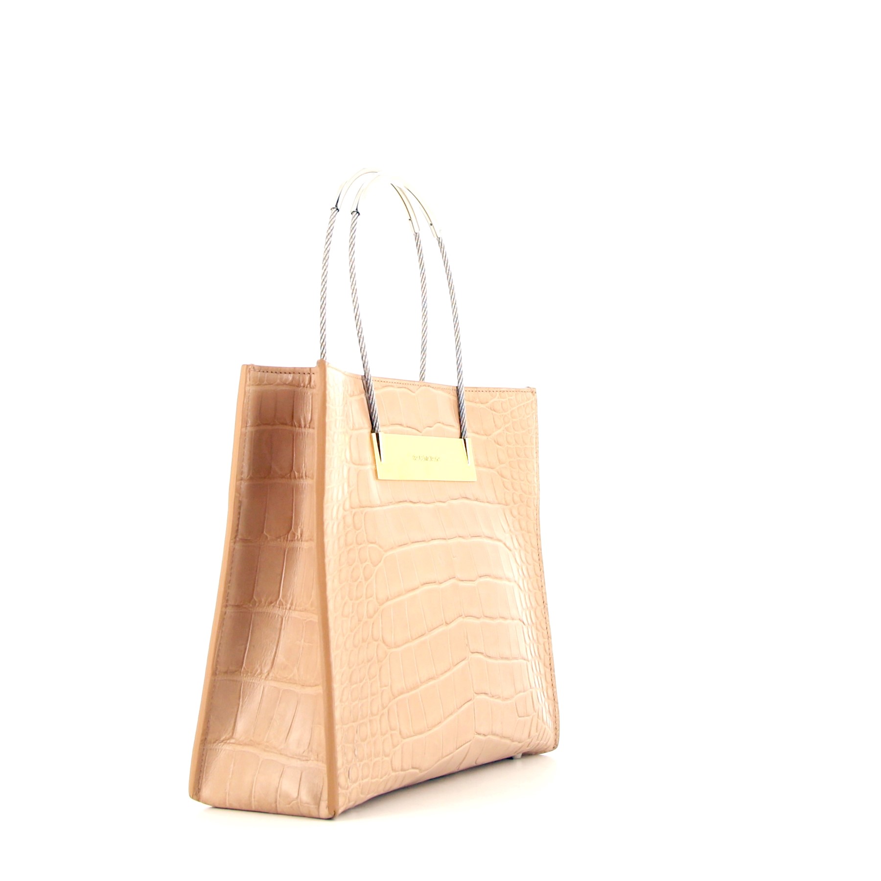 Balenciaga Cable shopping bag in rosy beige leather