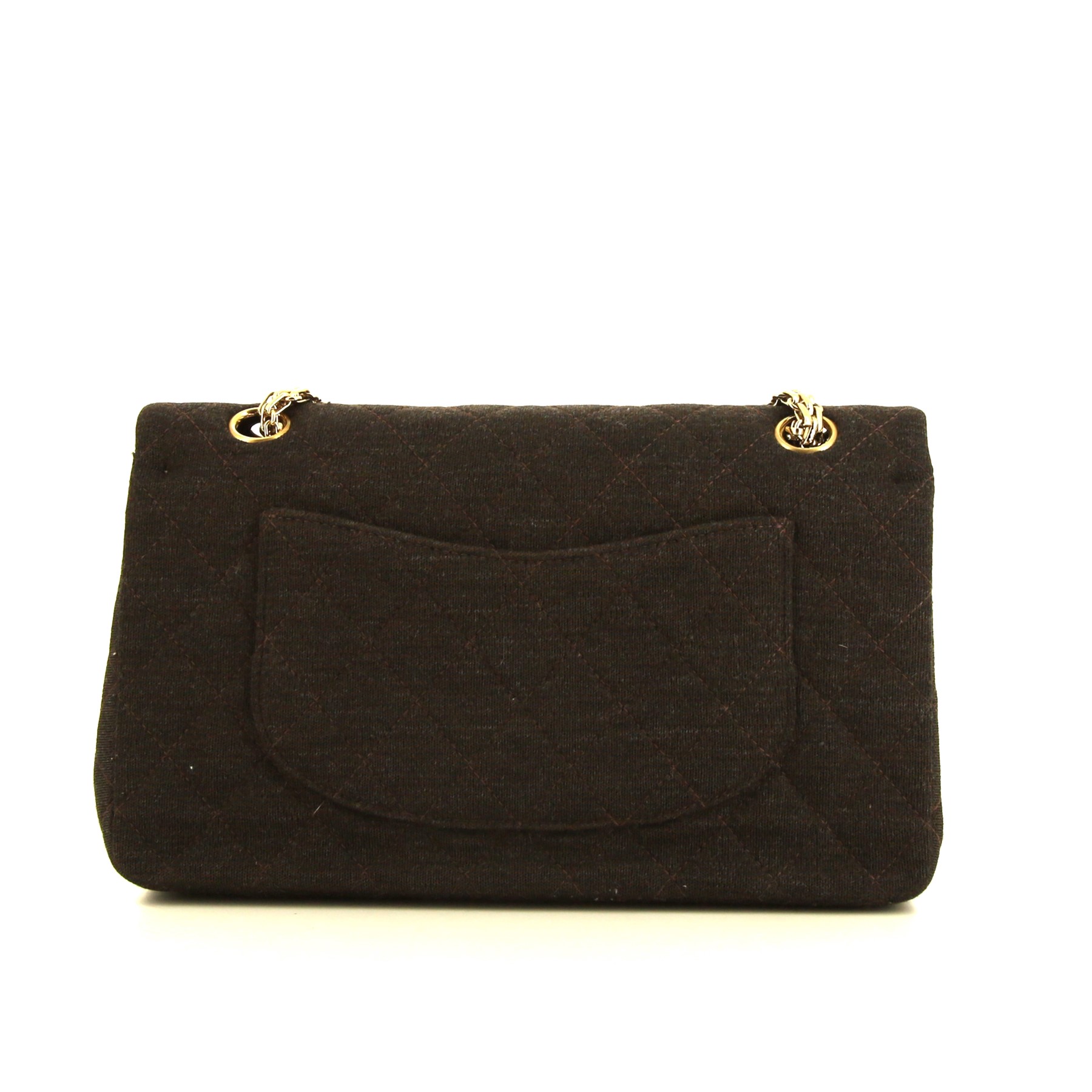 Timeless Handbag In Brown Quilted Jersey