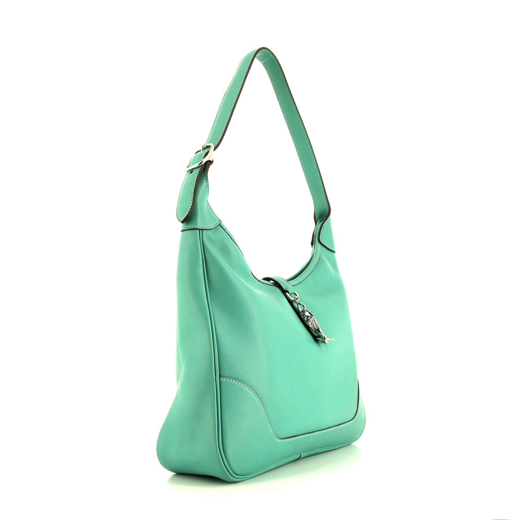 Hermès Trim handbag in green leather