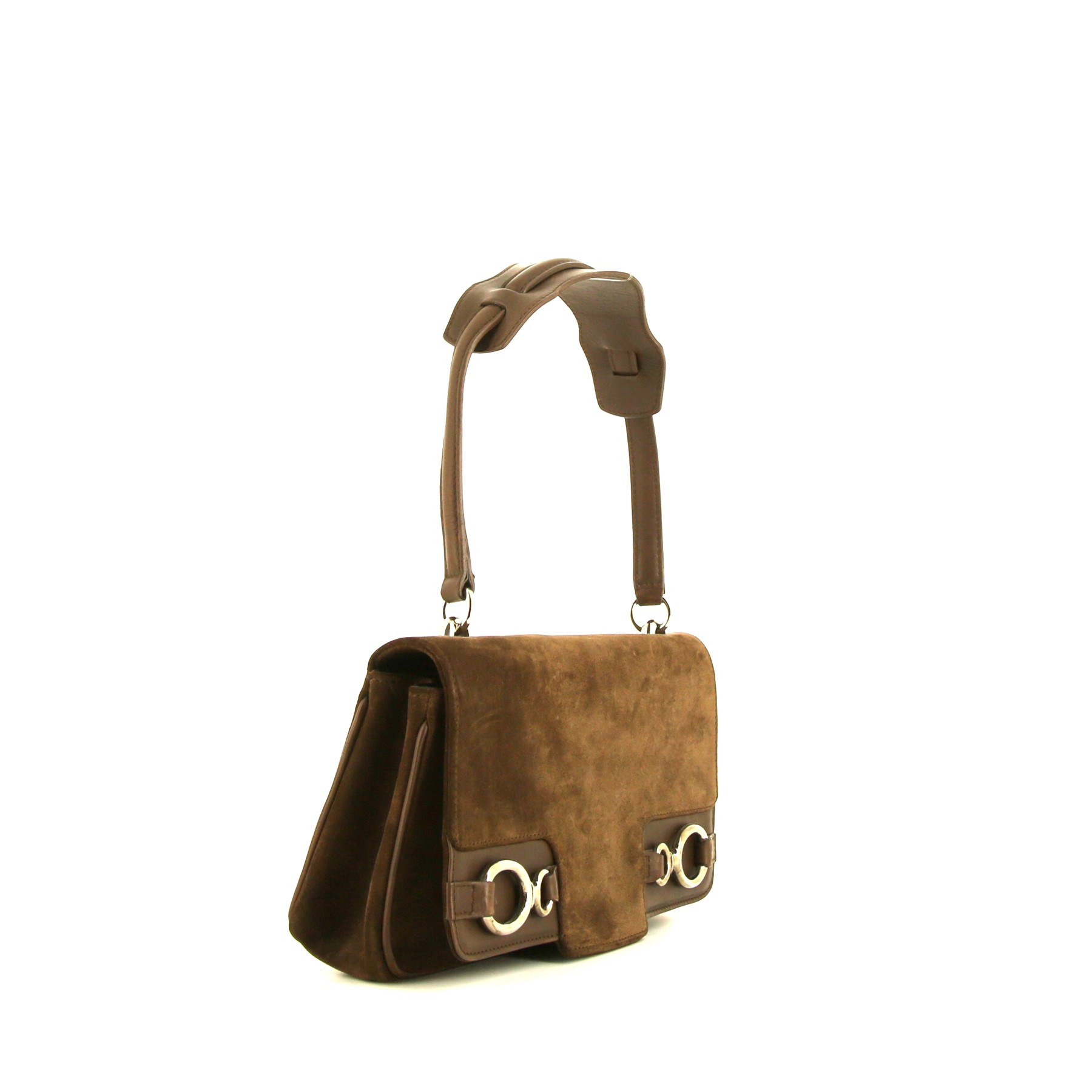 Balenciaga Vintage handbag in brown suede