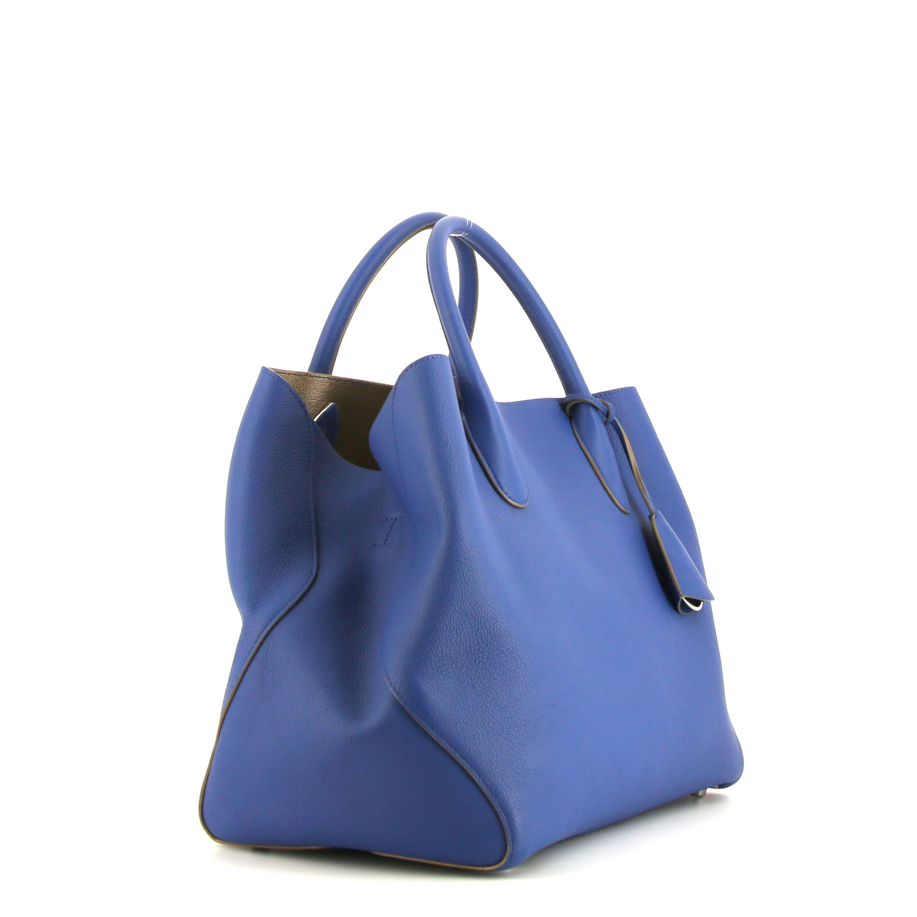 Shopping bag Dior Open Bar in pelle blu